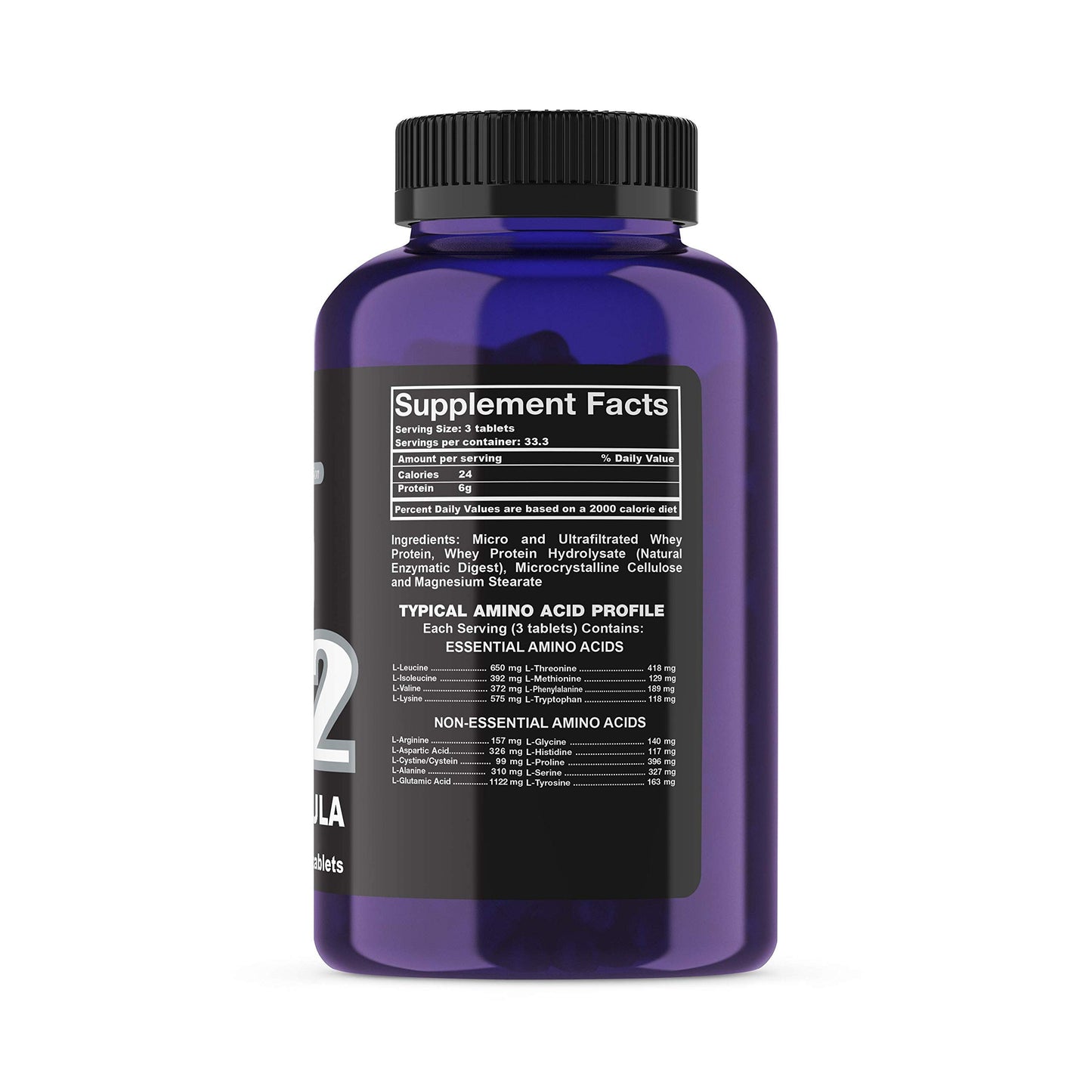 Ultimate Nutrition Amino 2002 Super Whey Formula Amino Acid Tablets, 100 Tablets