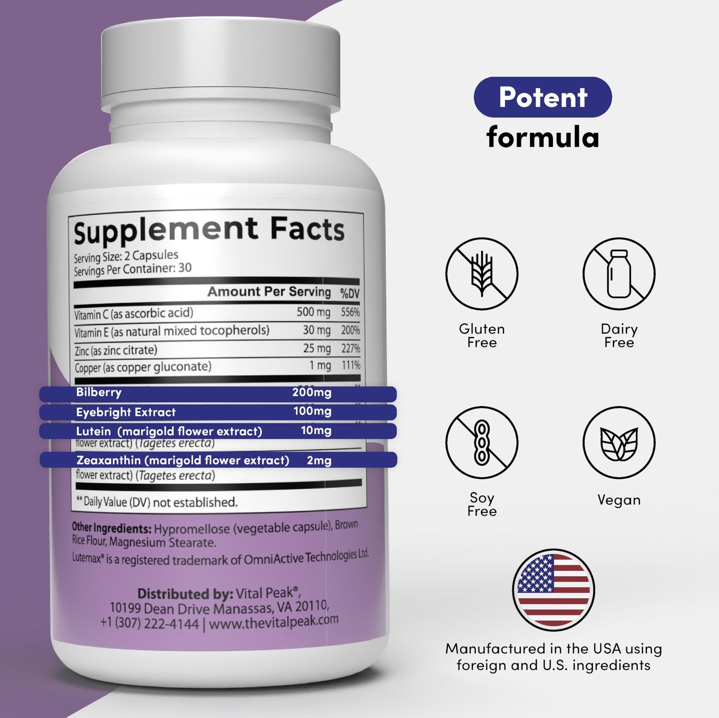 Vital Peak Provision Capsule 60 Count