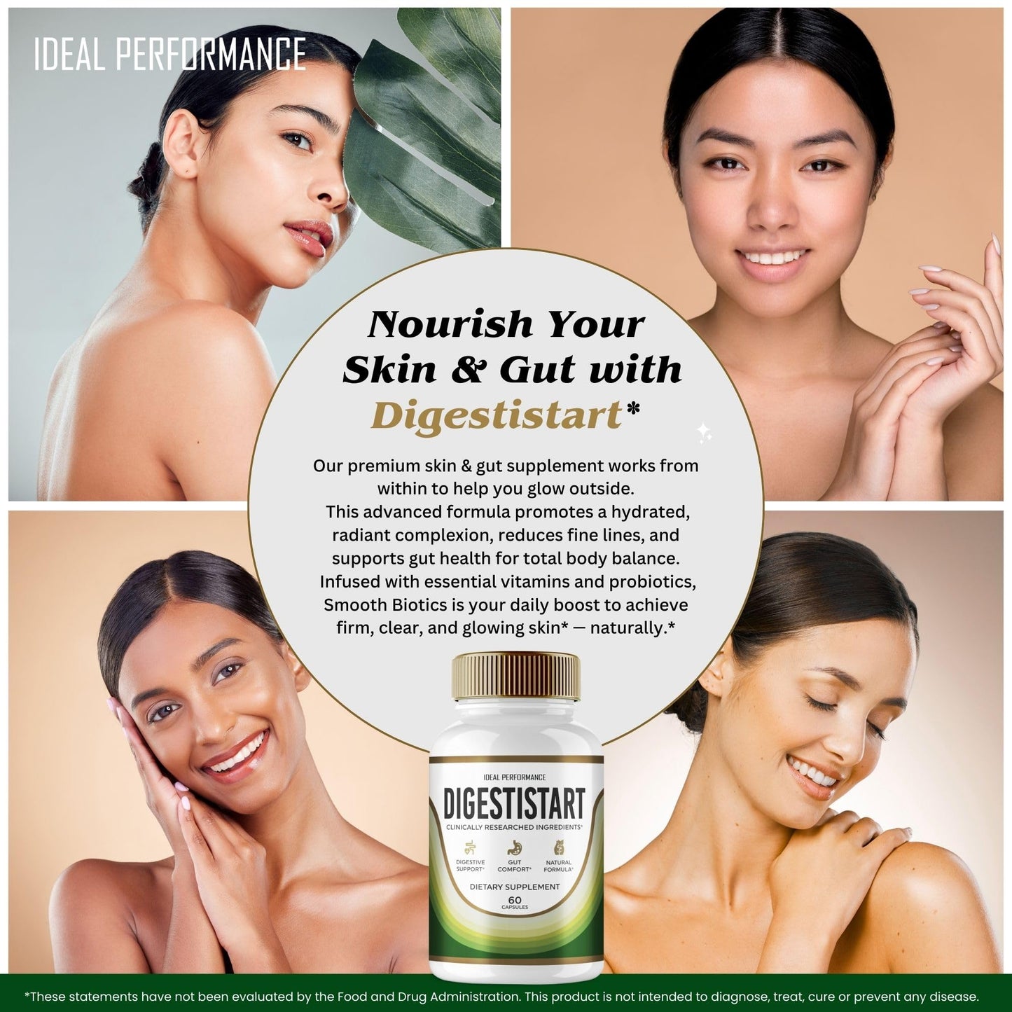 IDEAL PERFORMANCE DigestiStart Capsules 300 Count