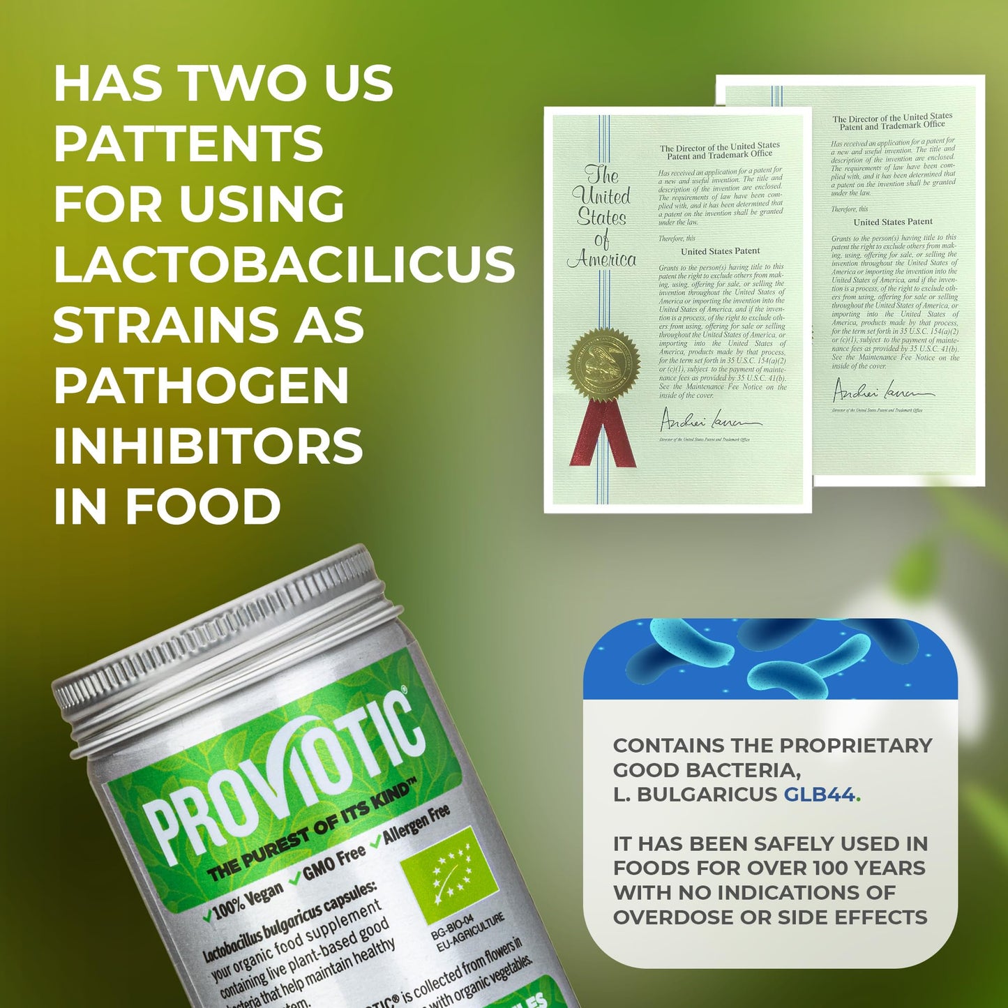 PROVIOTIC Vegan Probiotic Supplement Capsules 30 Count