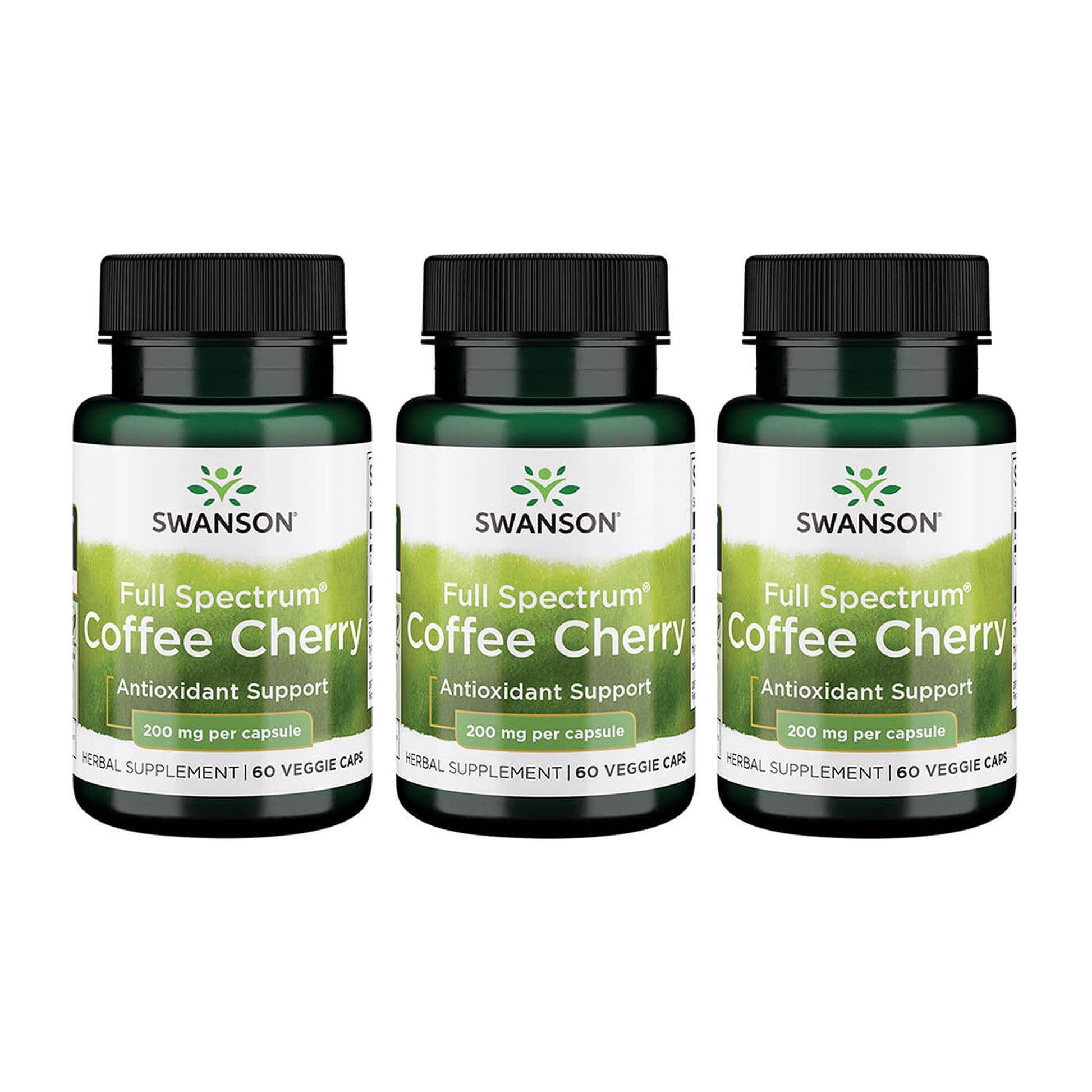 Swanson Full Spectrum Coffee Cherry Capsules, 180 Count