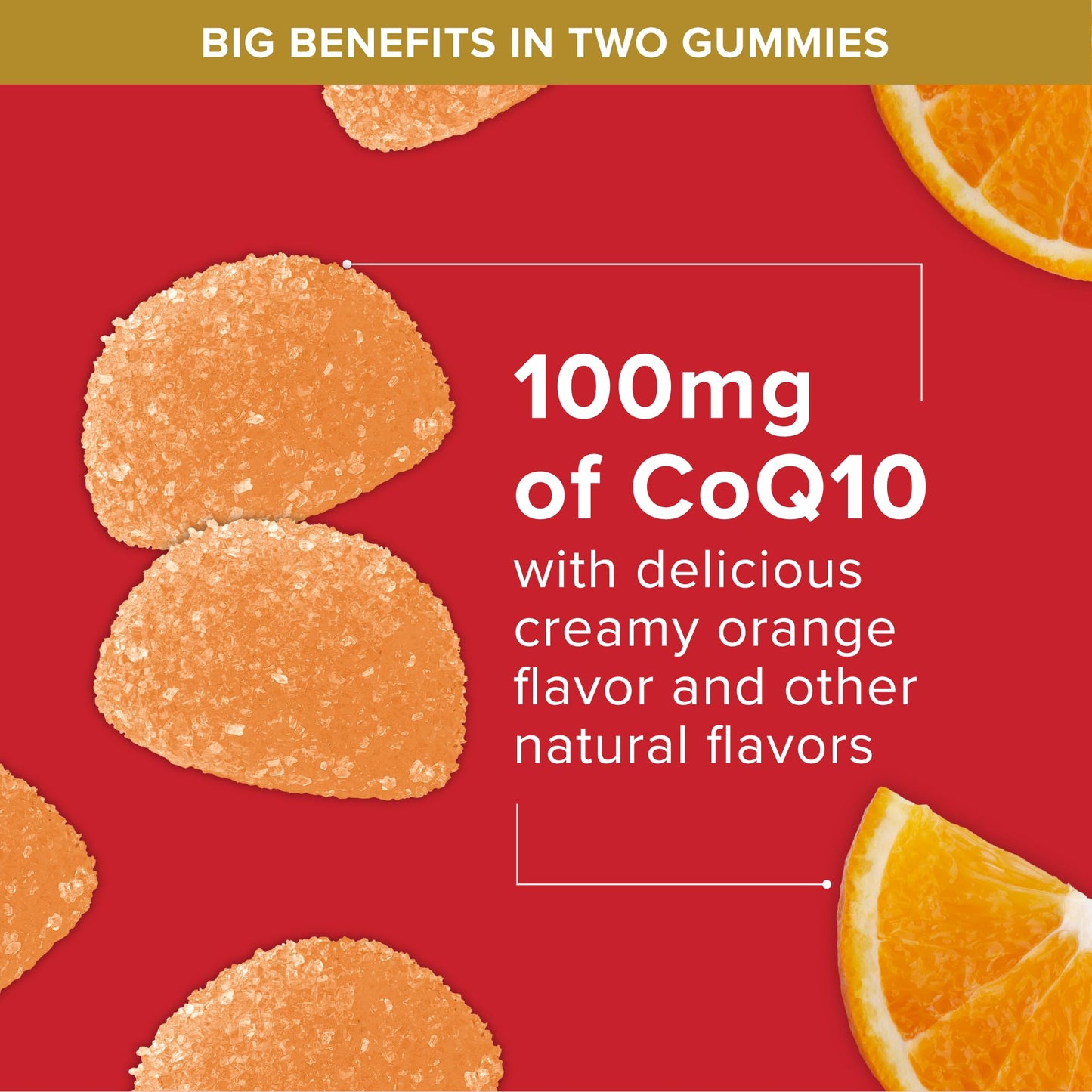 Qunol CoQ10 Gummies 100mg, 120 Count
