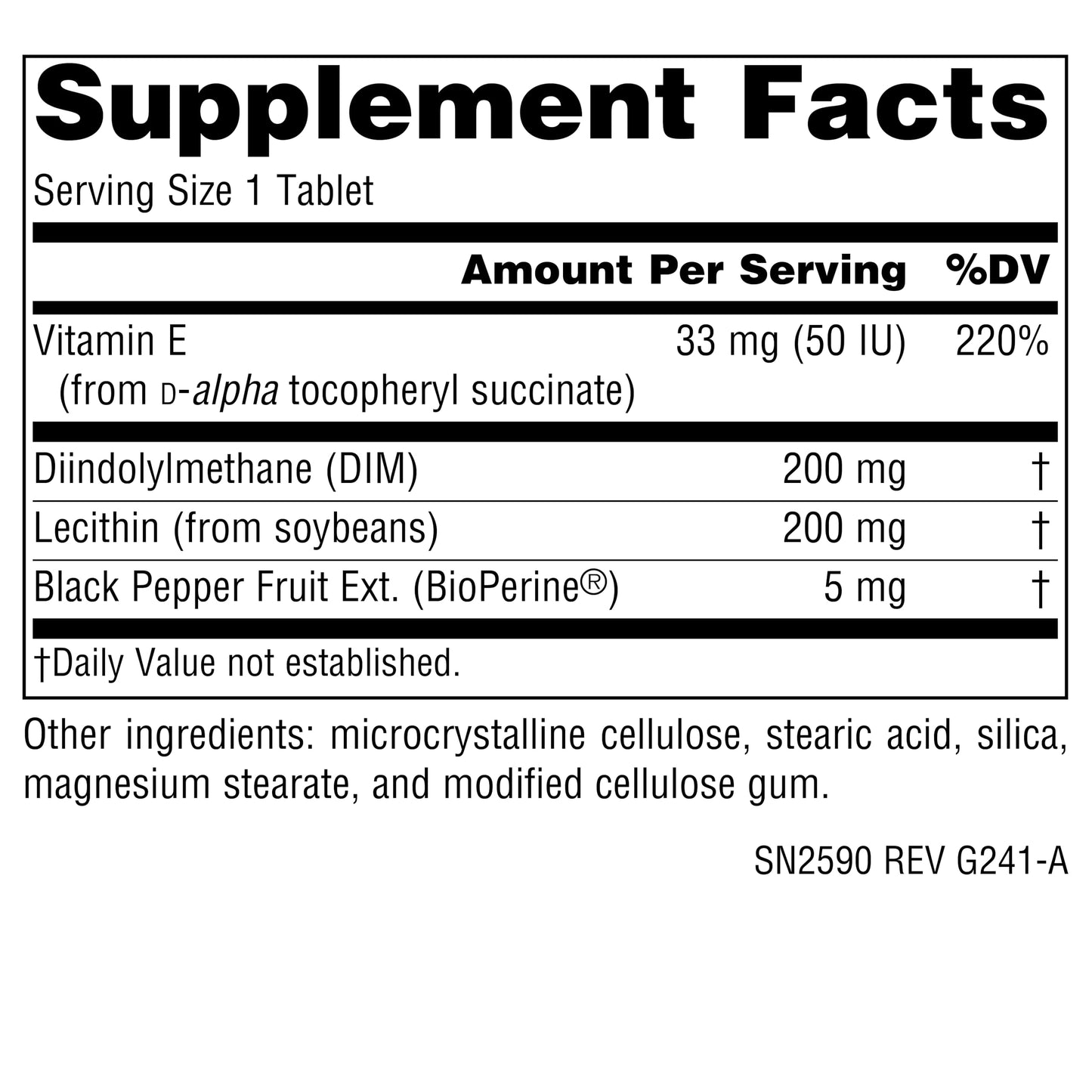Source Naturals DIM Diindolylmethane 200mg with BioPerine, Vitamin E & More, 120 Tablets