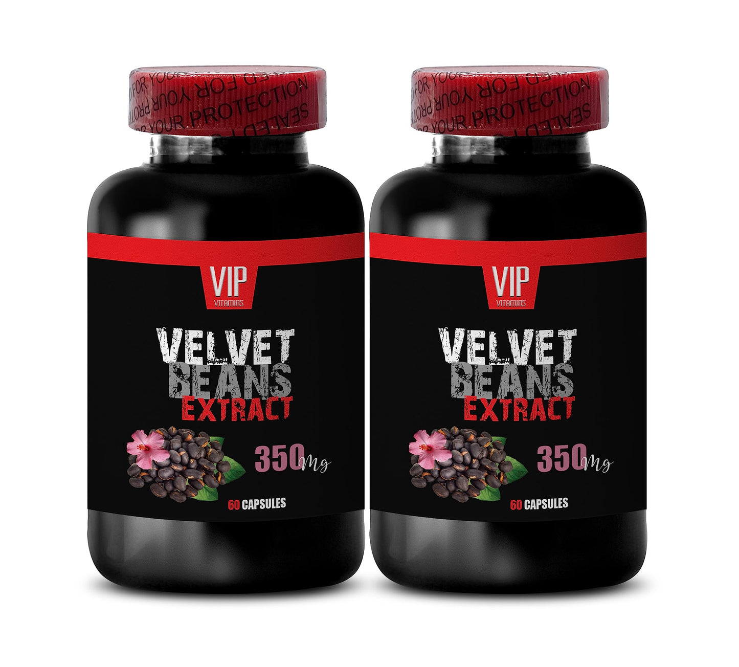 VIP VITAMINS Mucuna Pruriens Extract Velvet Beans Capsules 120 Capsules