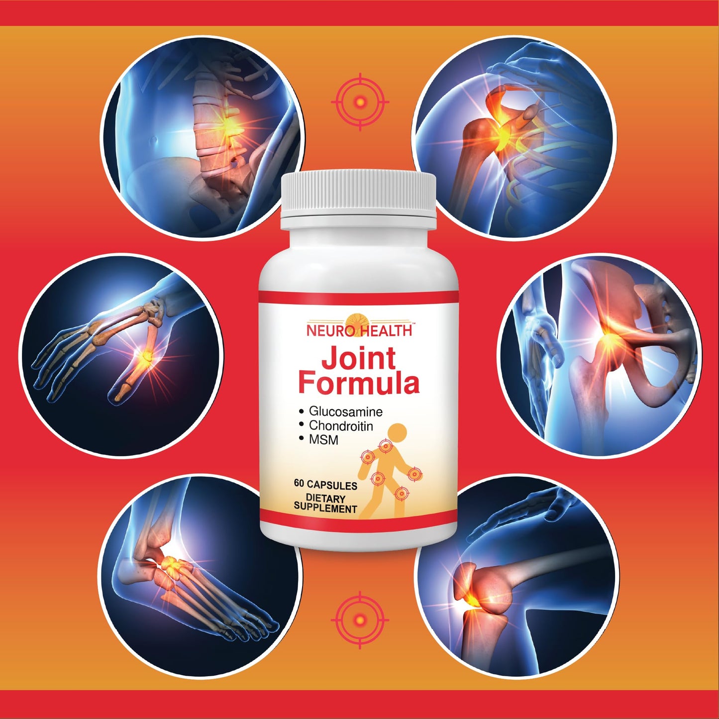 Neuro Health Joint Formula with Glucosamine, Chondroitin and MSM, 60 Capsules