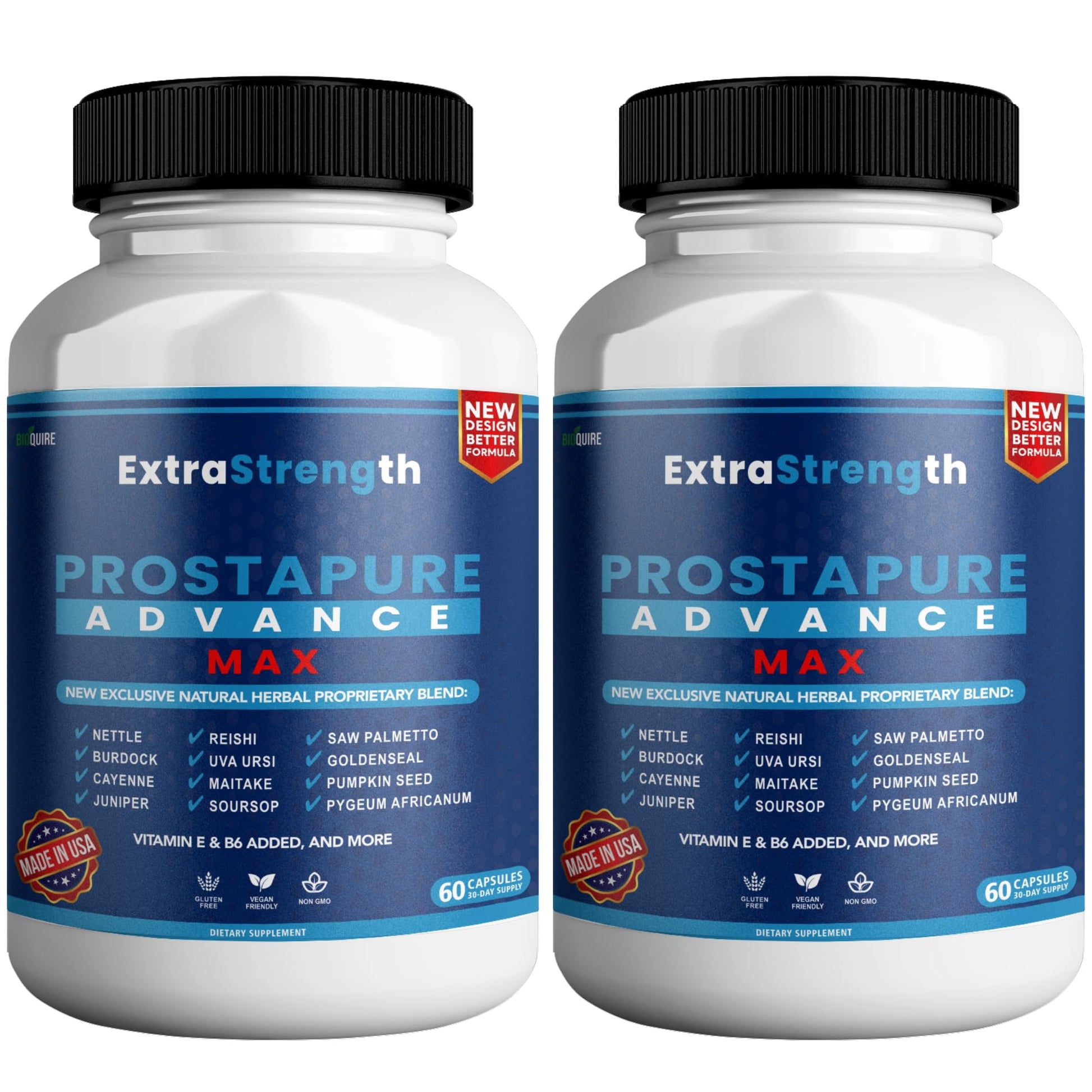 BIOQUIRE ProstaPure Advance Max Extra Strength Prostate Health Support Supplement Capsules 120