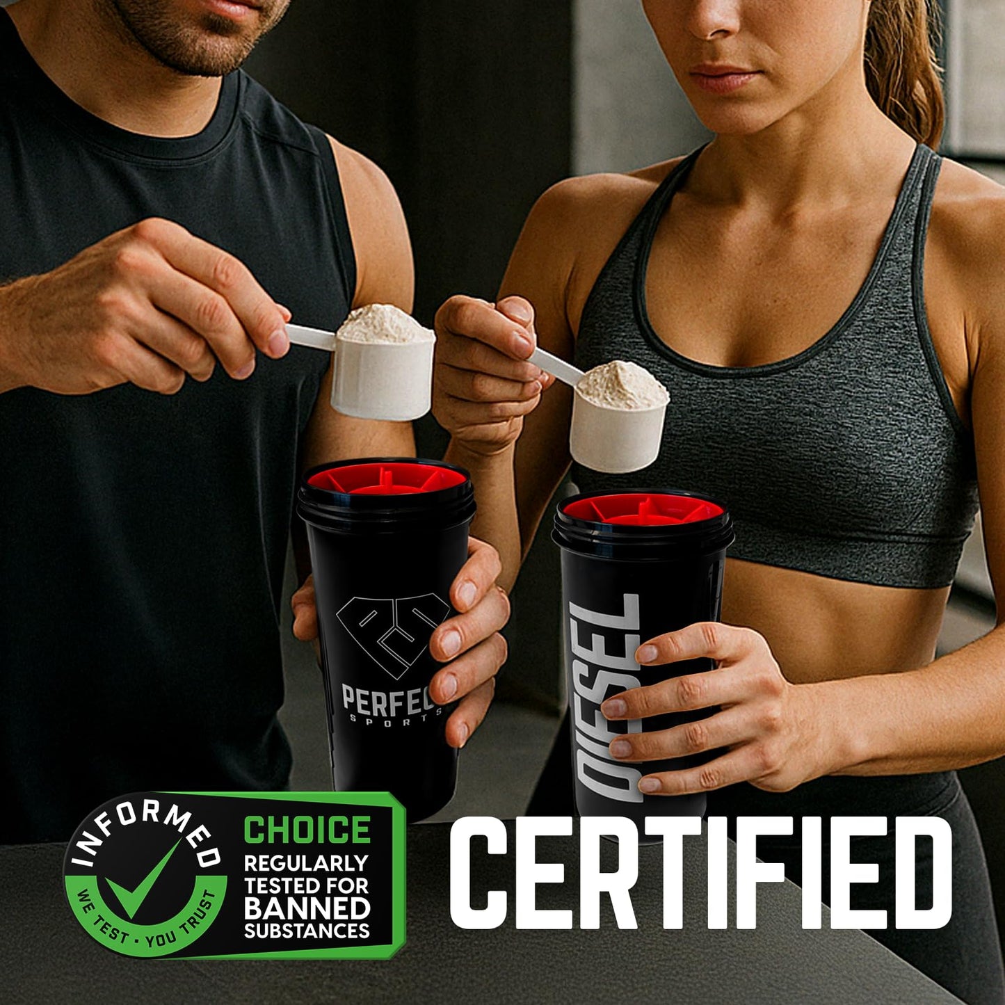 PERFECT SPORTS Diesel 100% New Zealand Whey Protein Isolate Powder 80 Servings