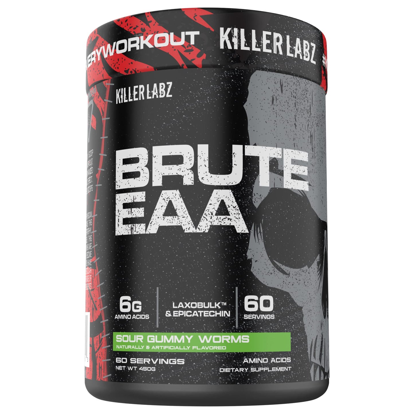 KILLER LABZ Brute EAA Branched Chain & Essential Amino Acids Powder, 15.87 Ounce