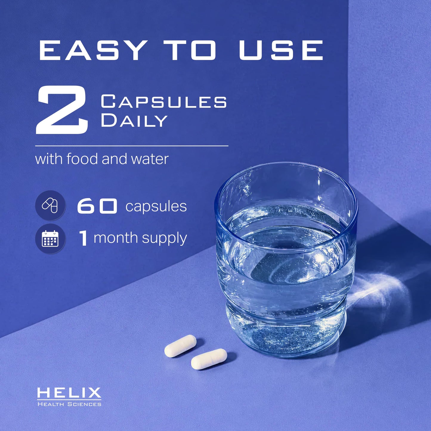 Helix Health Sciences 10-in-1 Magnesium Complex Capsules 500mg, 60 Count