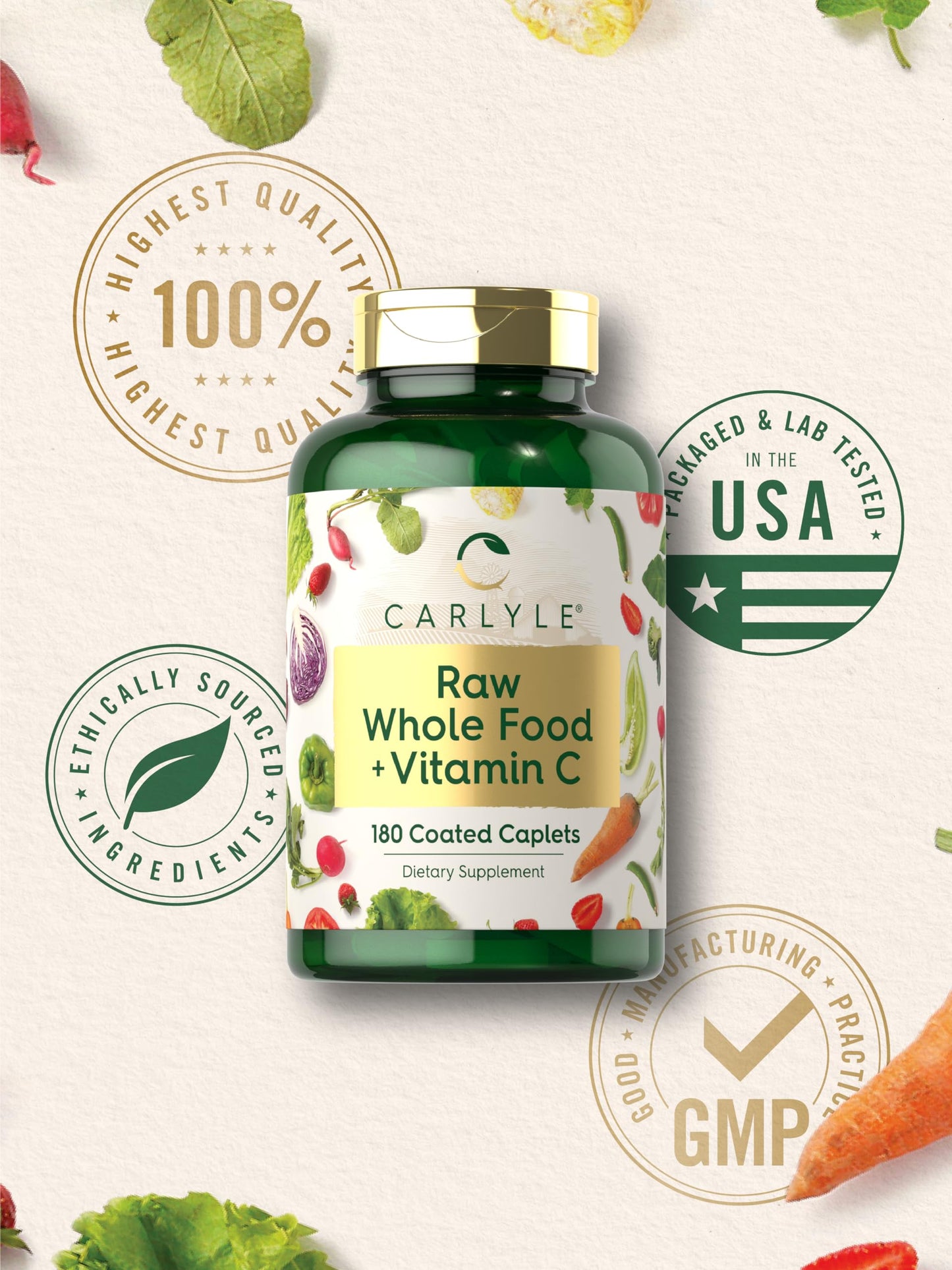 Carlyle Vitamin C Caplets 180