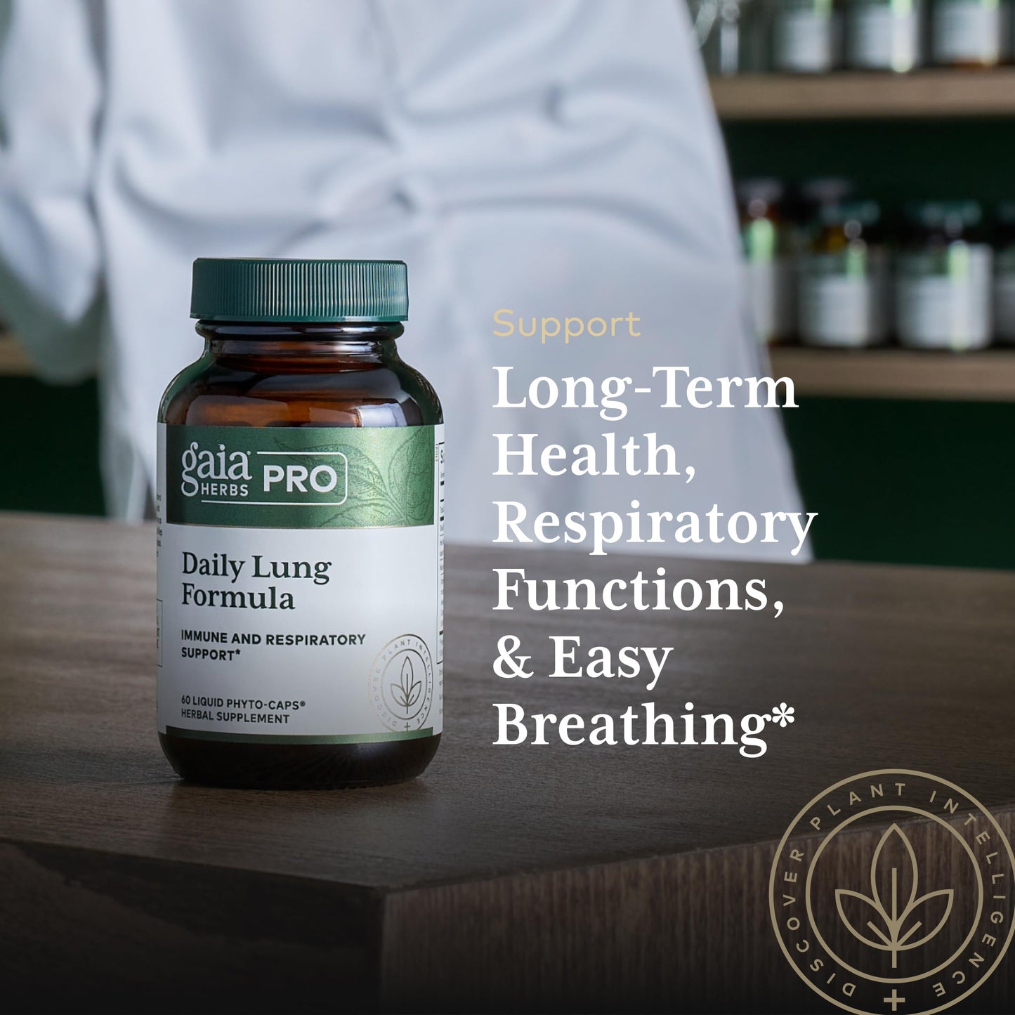Gaia Herbs PRO Daily Lung Formula Capsule, 60 Count