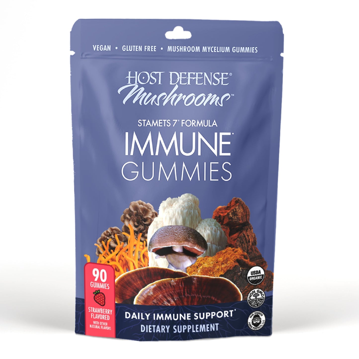 Host Defense Immune Gummies 90 Gummies