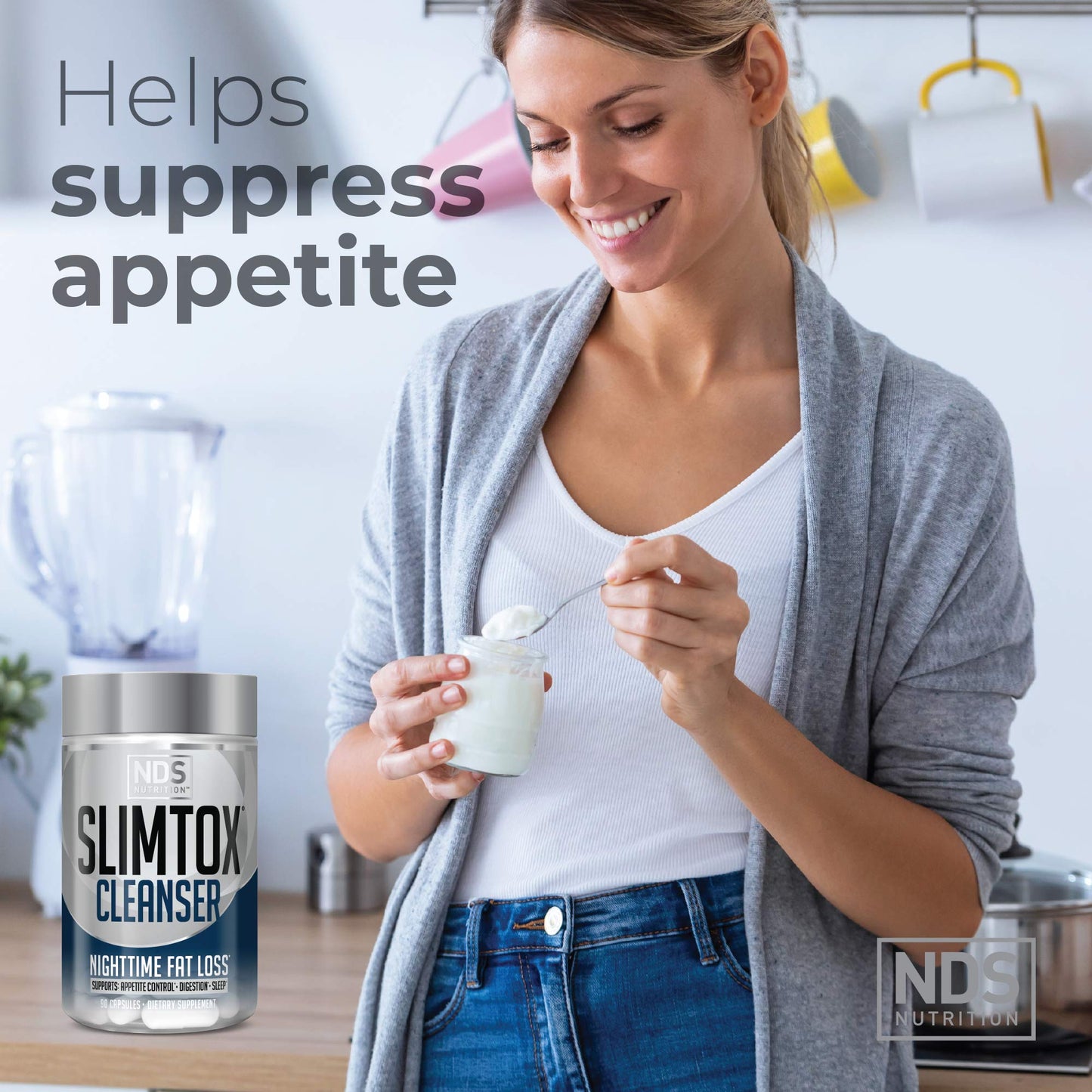 Slim-Tox NDS Nutrition Cleanser Nighttime Fat Loss Support 90 Capsules