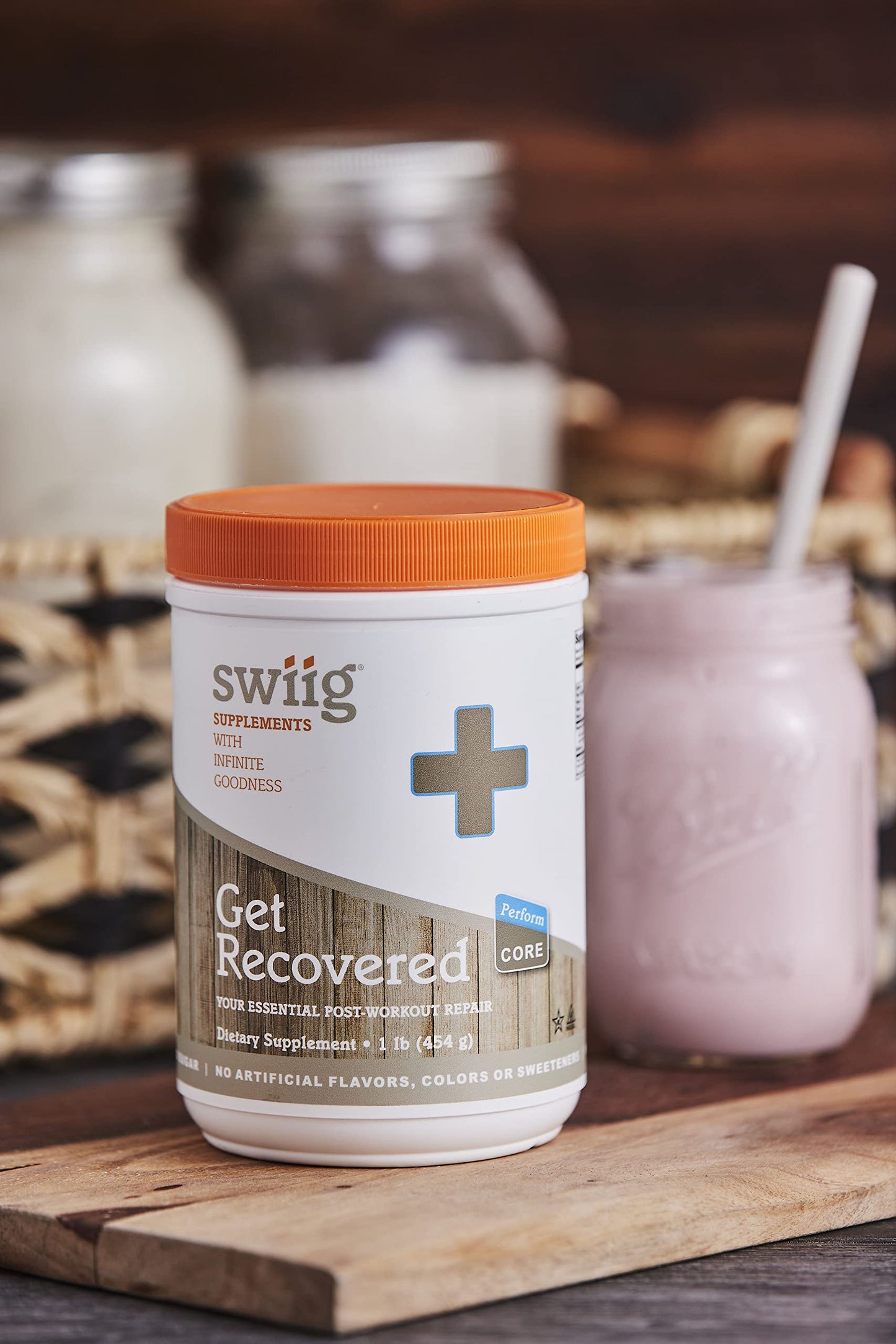 swiig Get Recovered, Perform Powder, 16 oz
