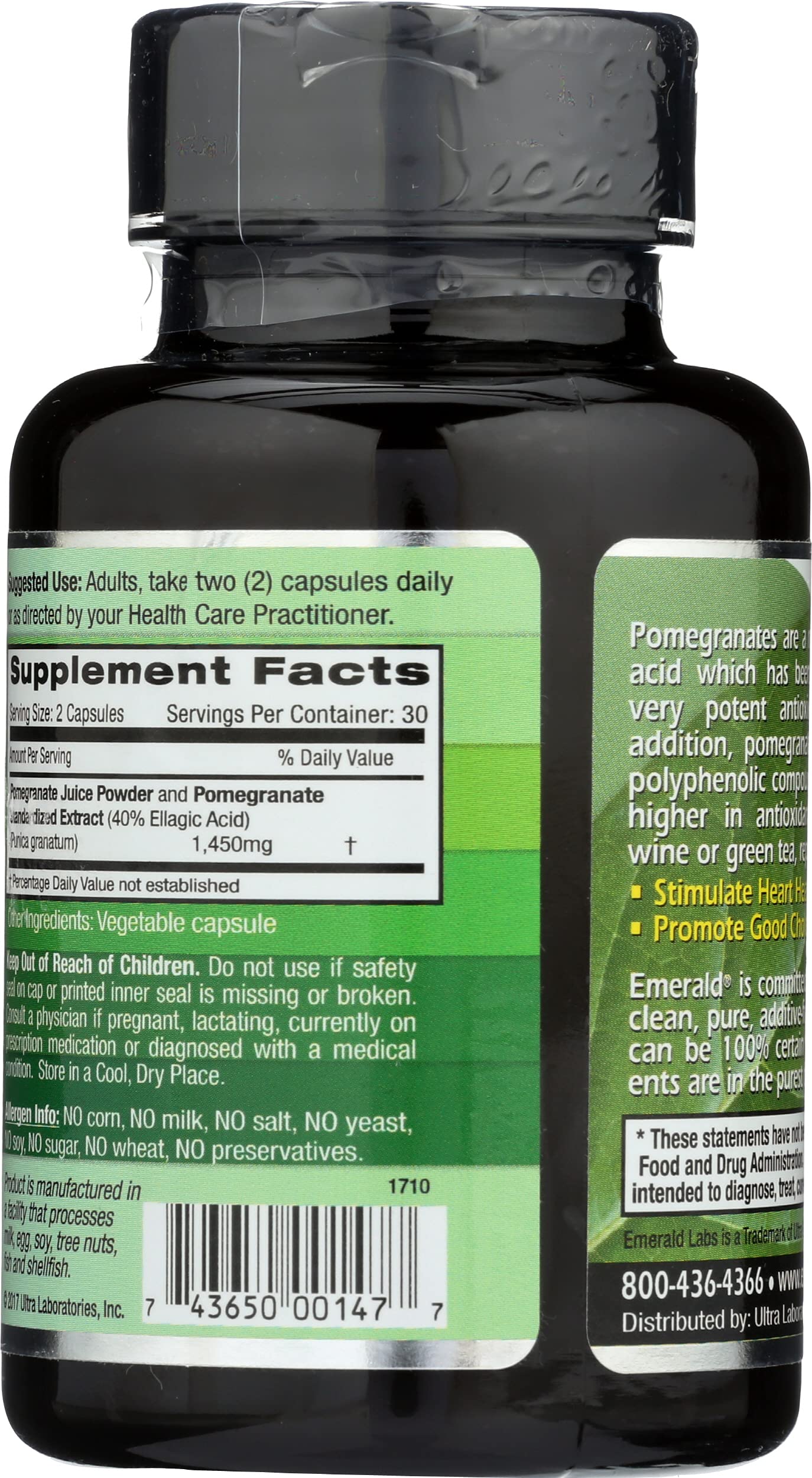 Emerald Laboratories Pomegranate Capsules 60