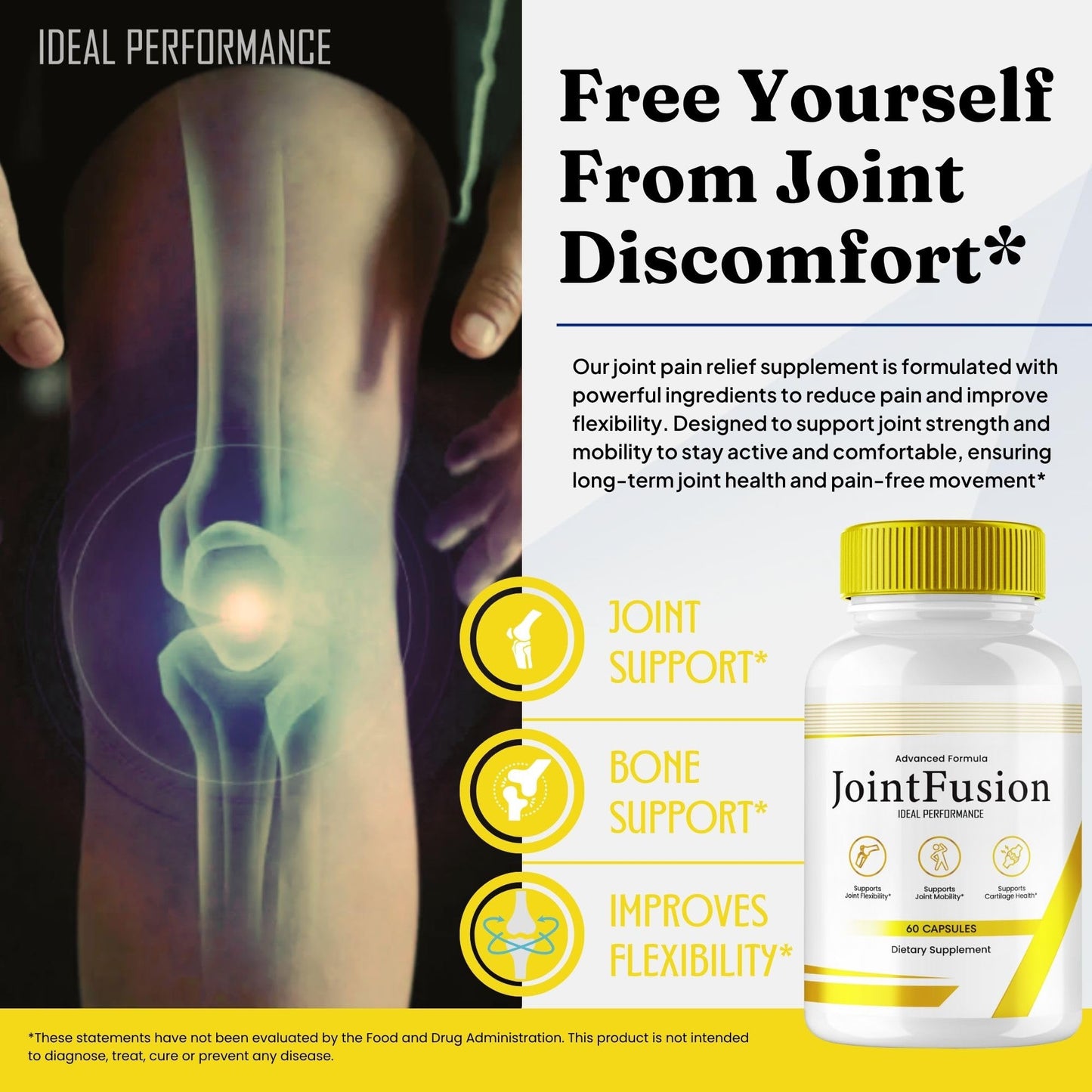 IDEAL PERFORMANCE Joint Fusion Capsules 180 Count