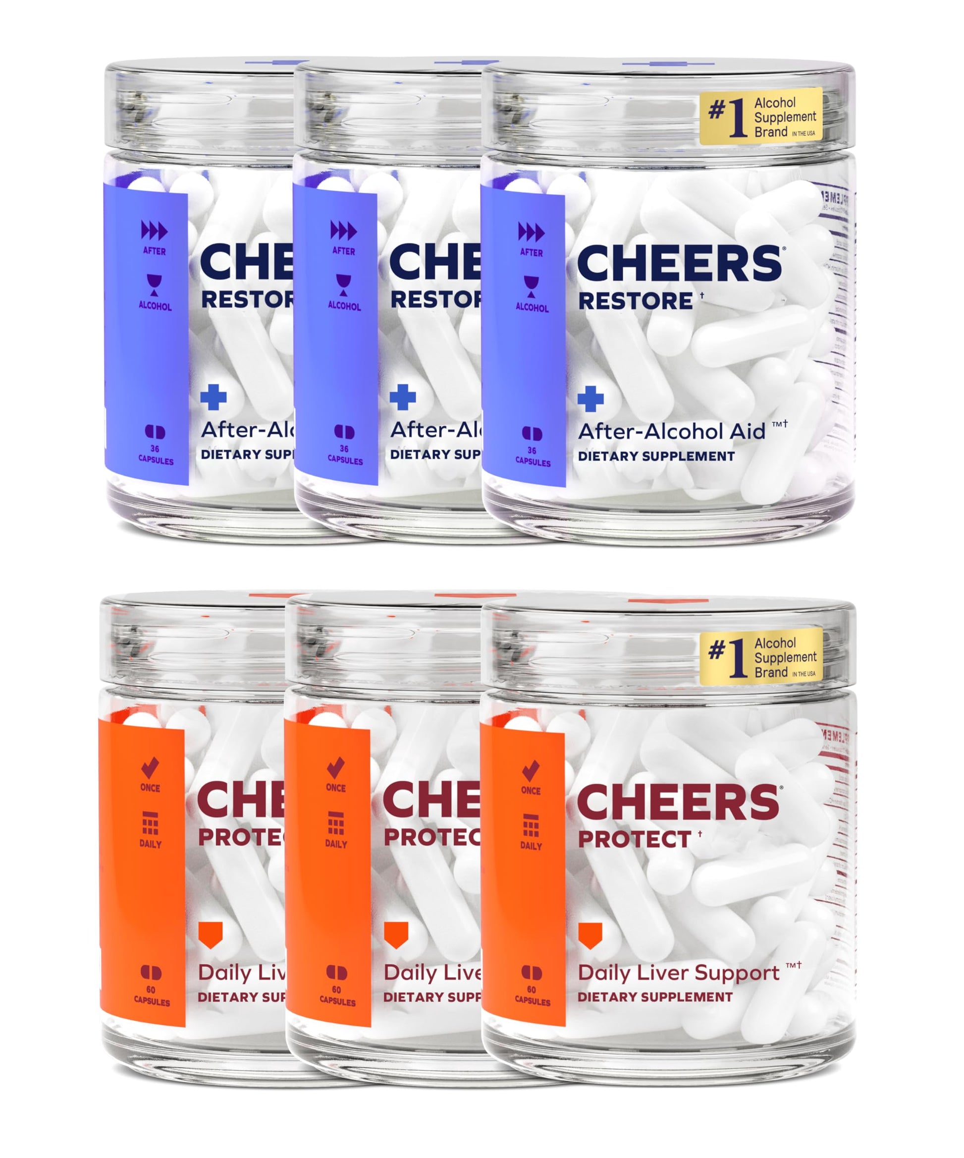 Cheers Liver Combo Capsule 6-Piece Set
