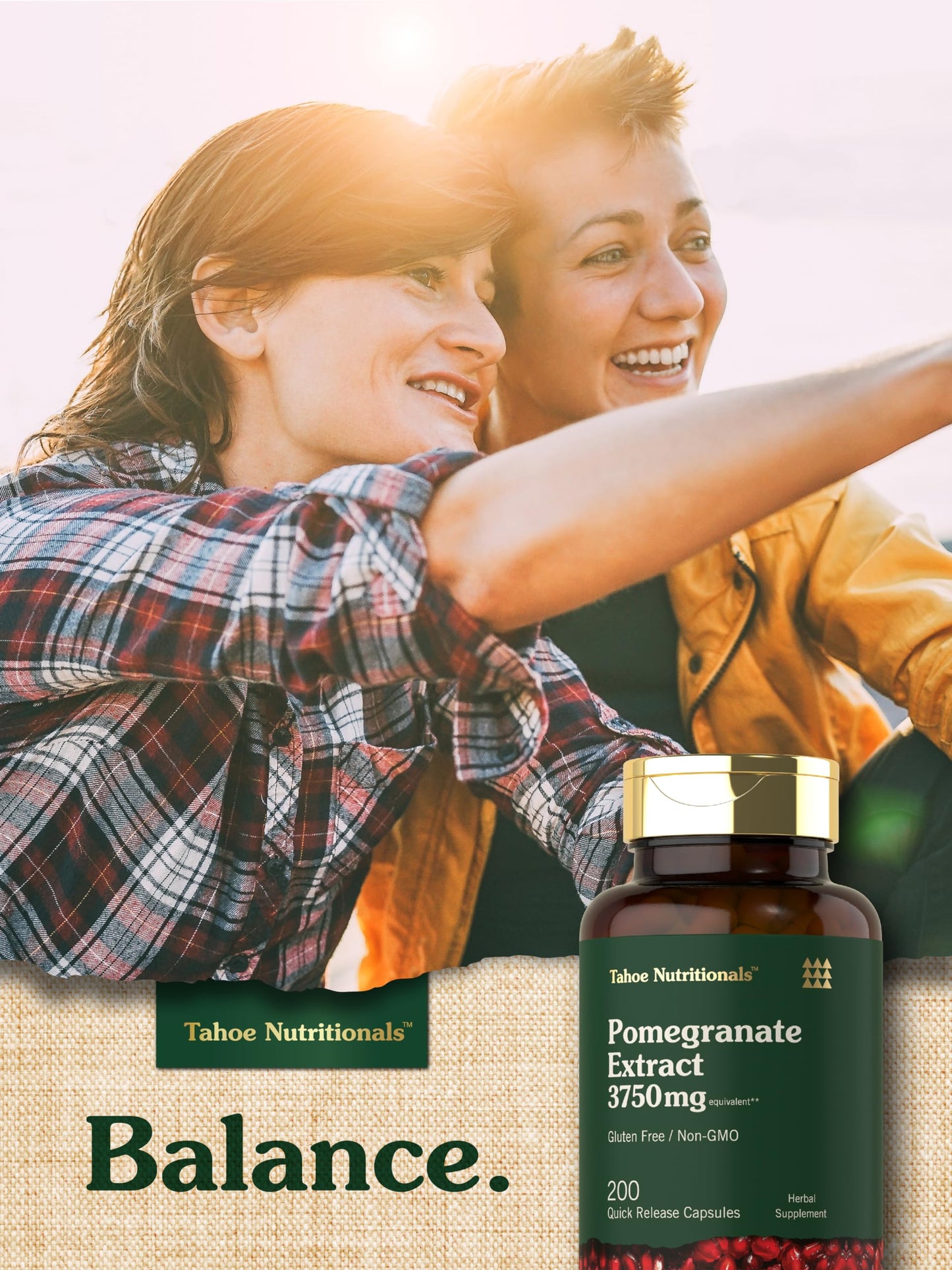 Tahoe Nutritionals Pomegranate Extract 200 Capsules