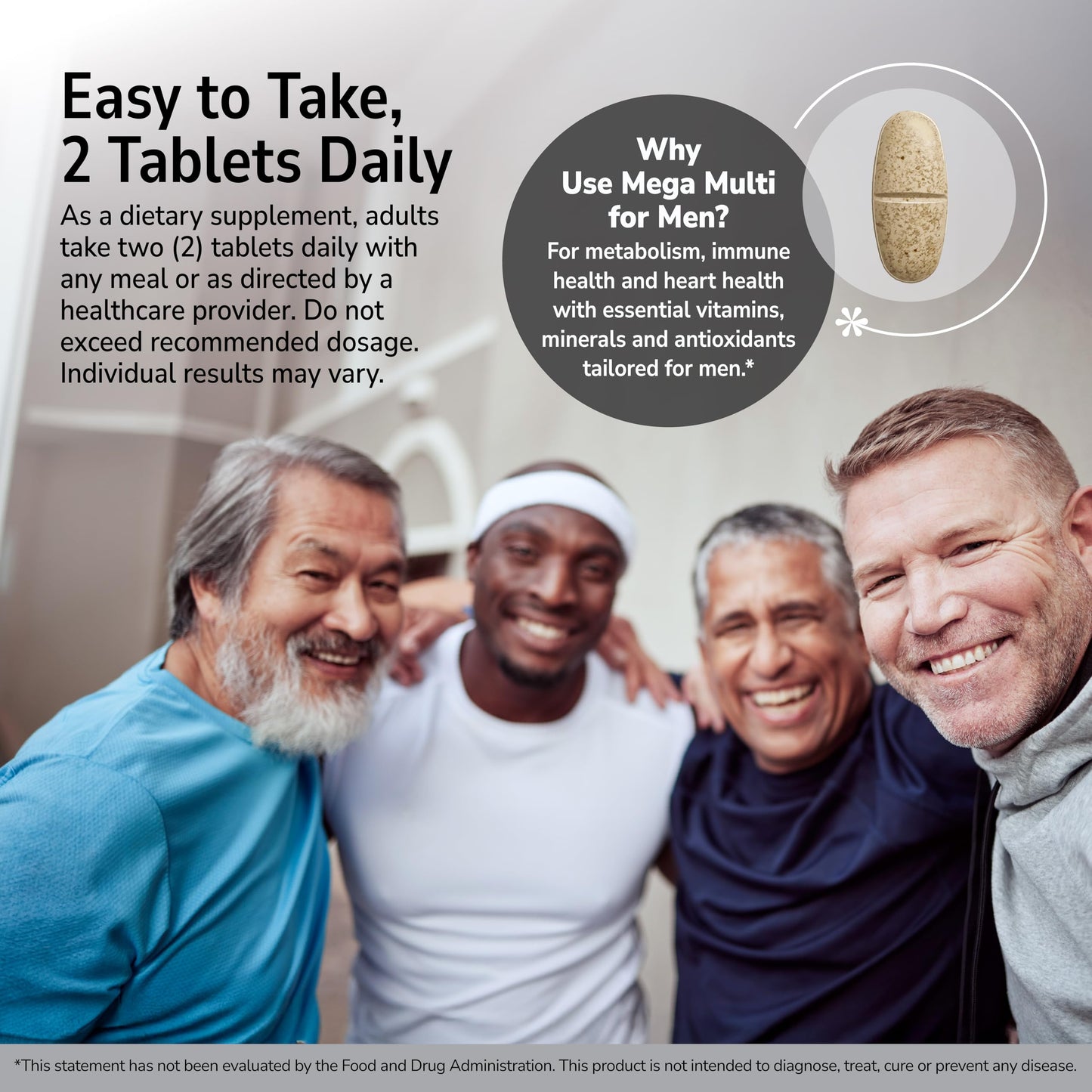 21st Century Mega Multi for Men Multivitamin, Saw Palmetto & Ginseng, 90 Tablets