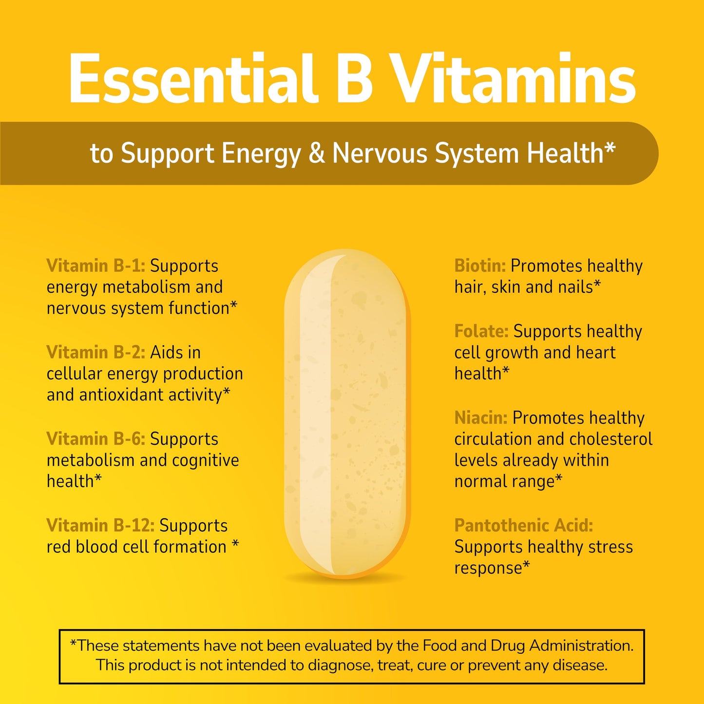 21st Century B-100 Complex Prolonged Release Tablet, 60 Count