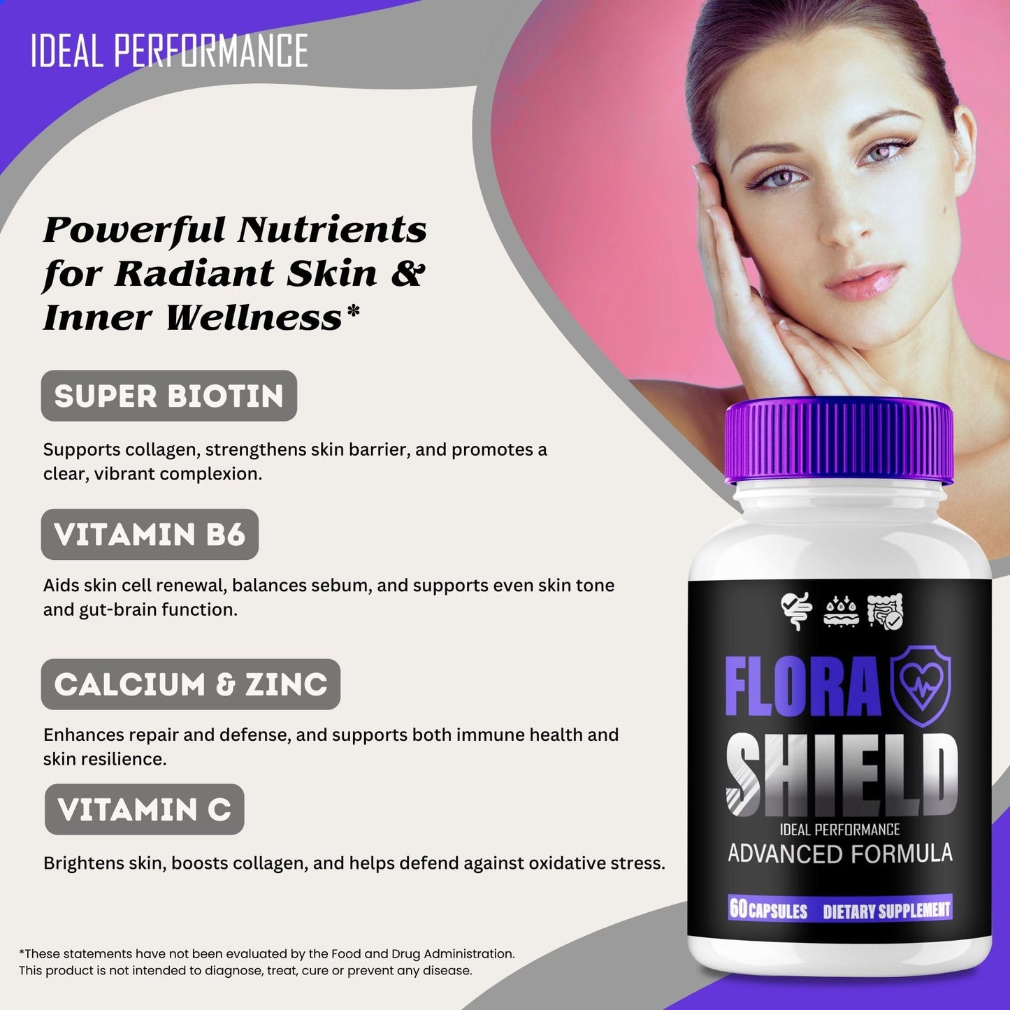 IDEAL PERFORMANCE Flora Shield 120 Capsules