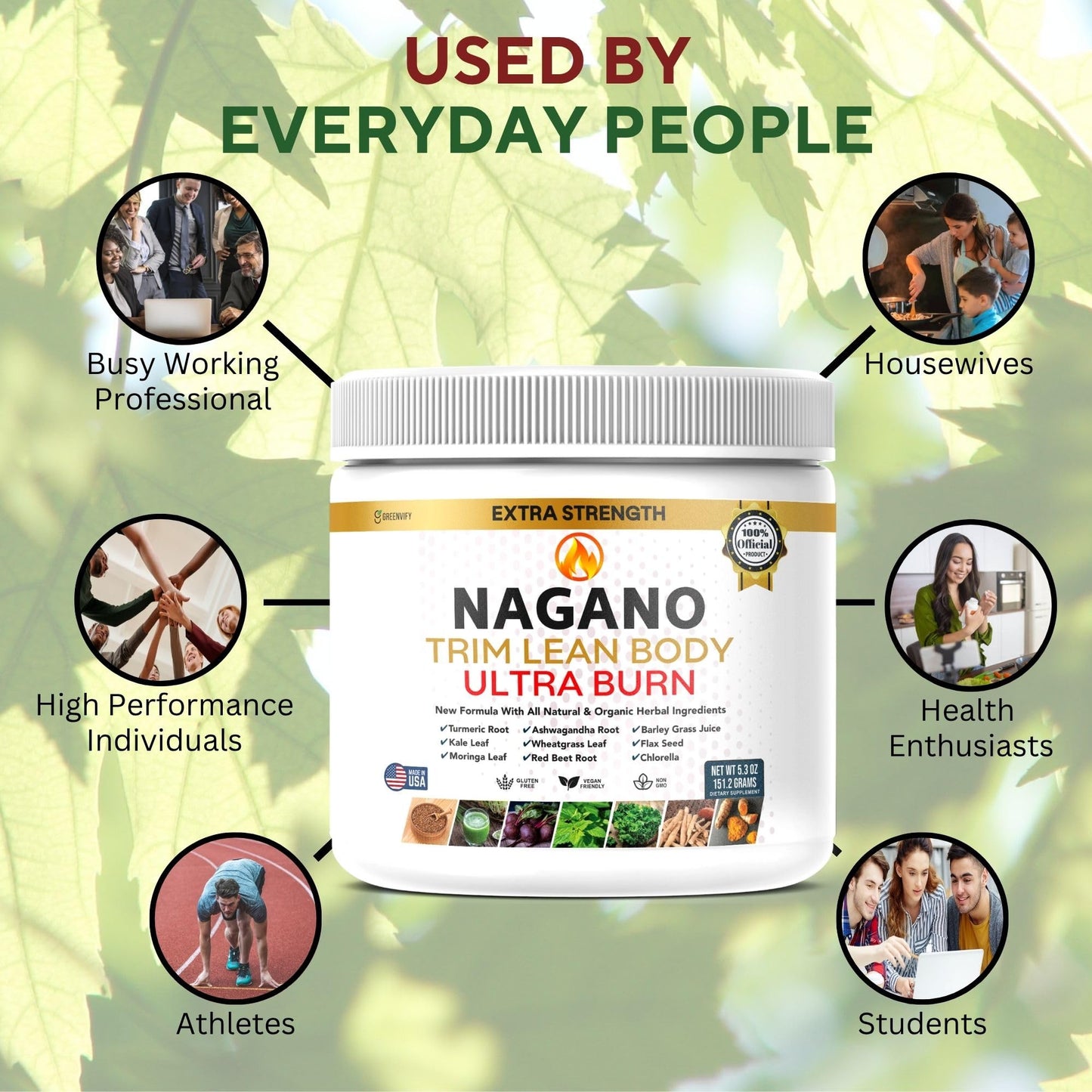 Nagano Trim Lean Body Ultra Burn Capsule 60 Count