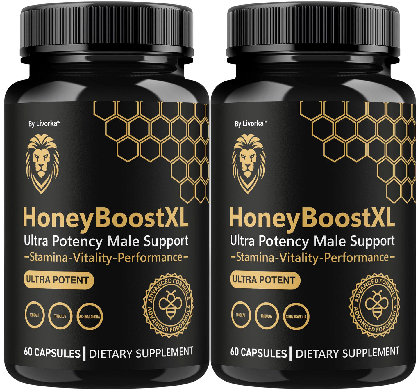 LIVORKA Honey Boost XL Capsules, 120 Count