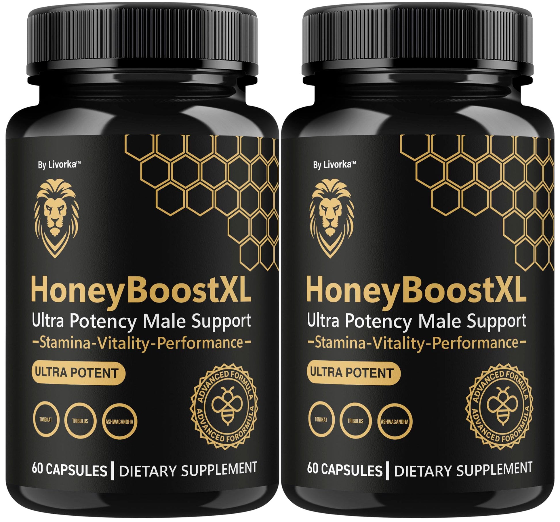 LIVORKA Honey Boost XL Capsules, 120 Count