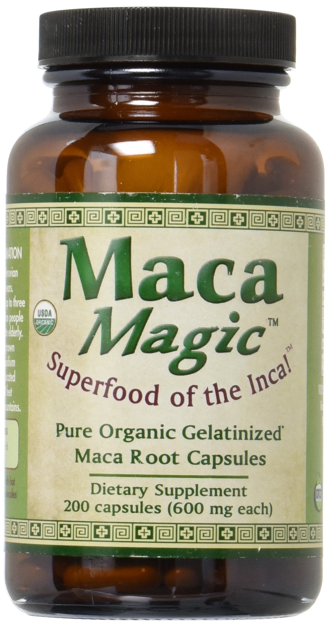 Maca Magic Organic Capsules 200 Count
