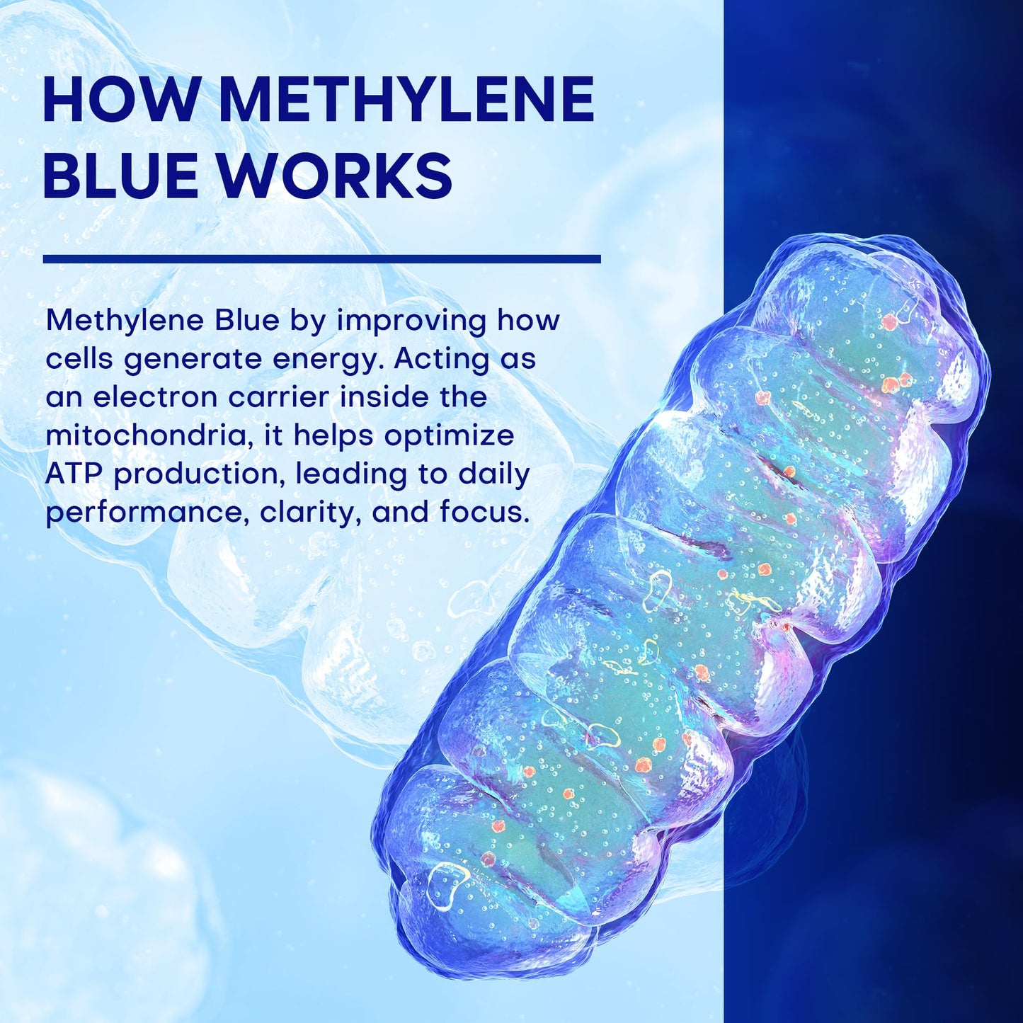 UBEEKOO Methylene Blue 30mg Capsules, 60 Count