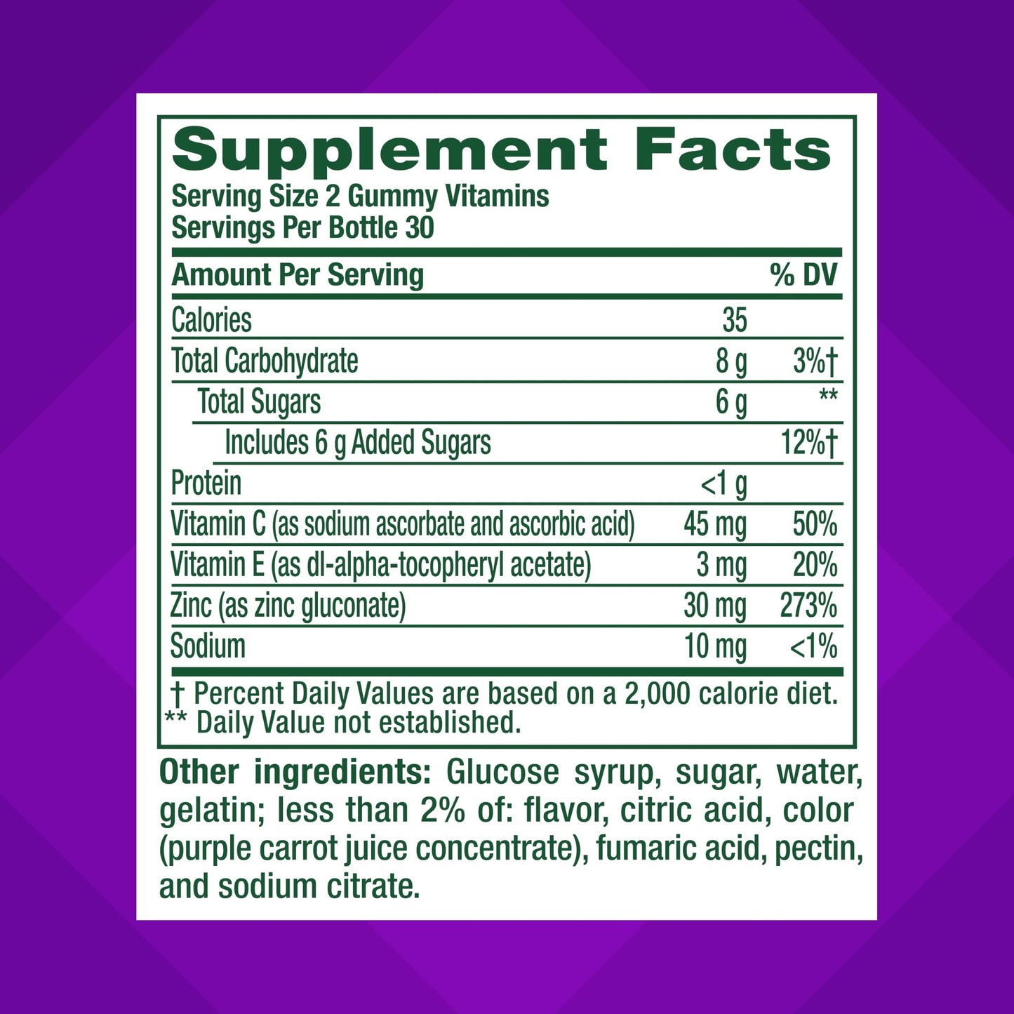 Vitafusion Daily Complexion Care Gummy 1 Count