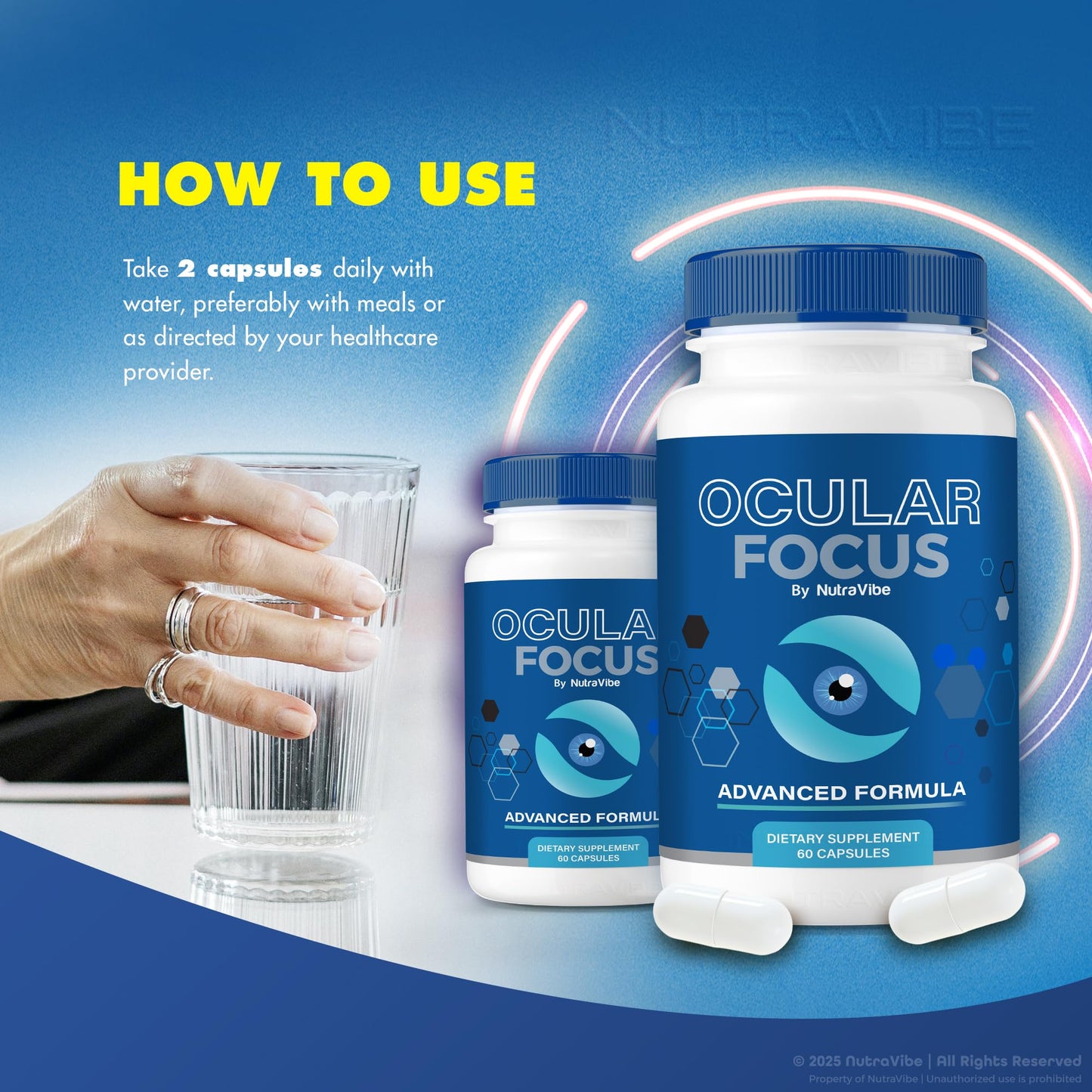 NutraVibe Ocular Focus Capsules 60 Count