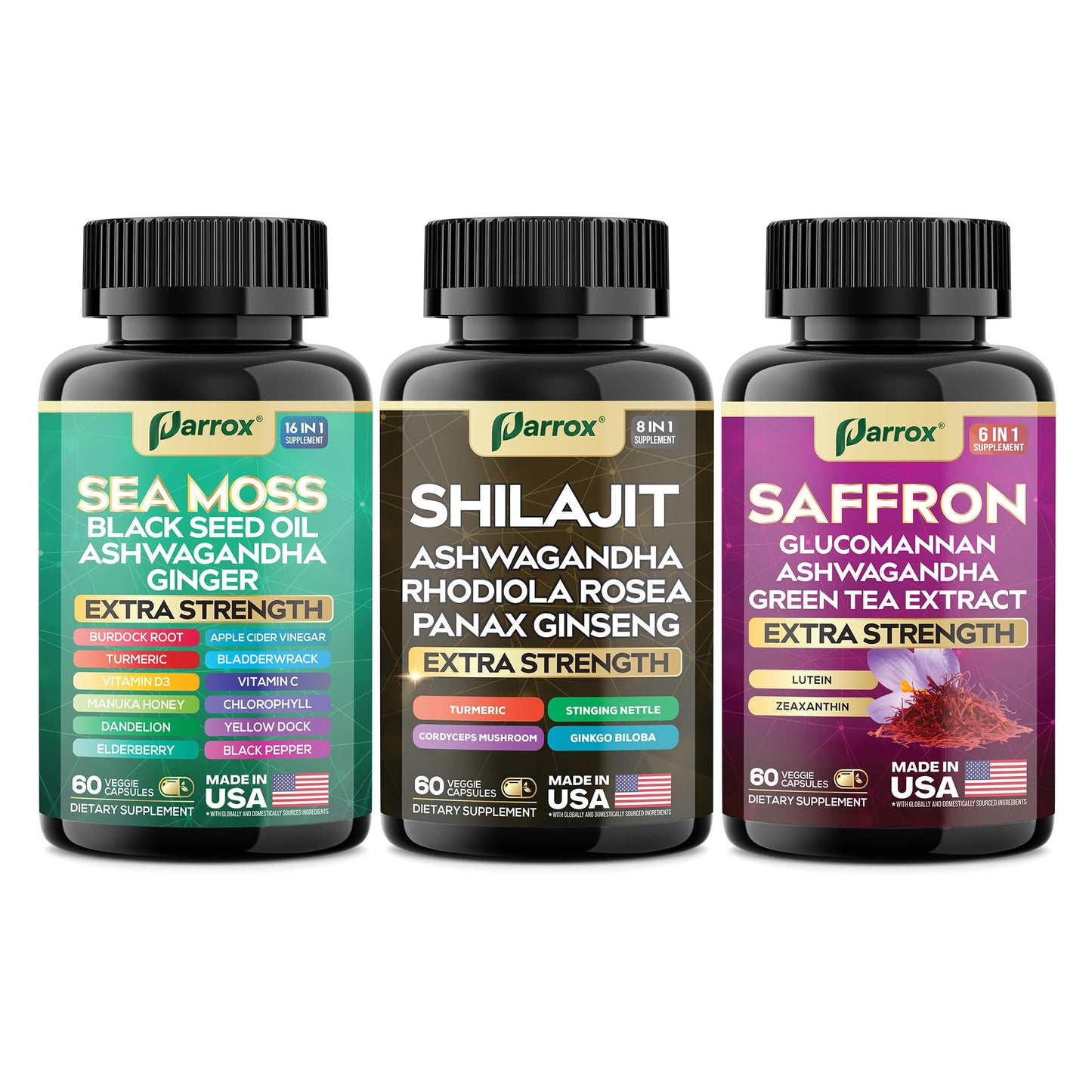 Parrox Vision Vitality Trio Capsules 180