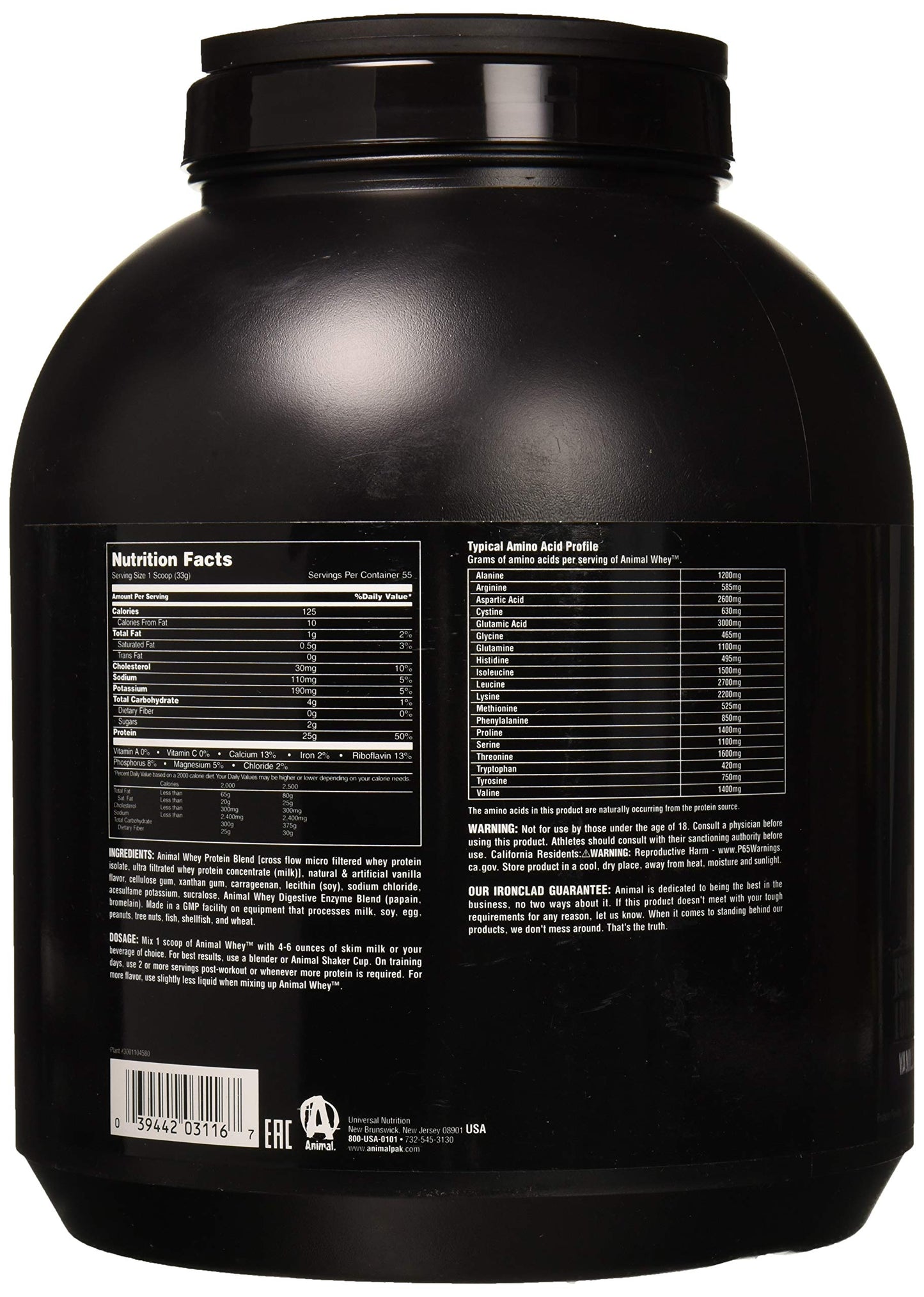 Animal Whey Isolate Whey Protein Powder 1