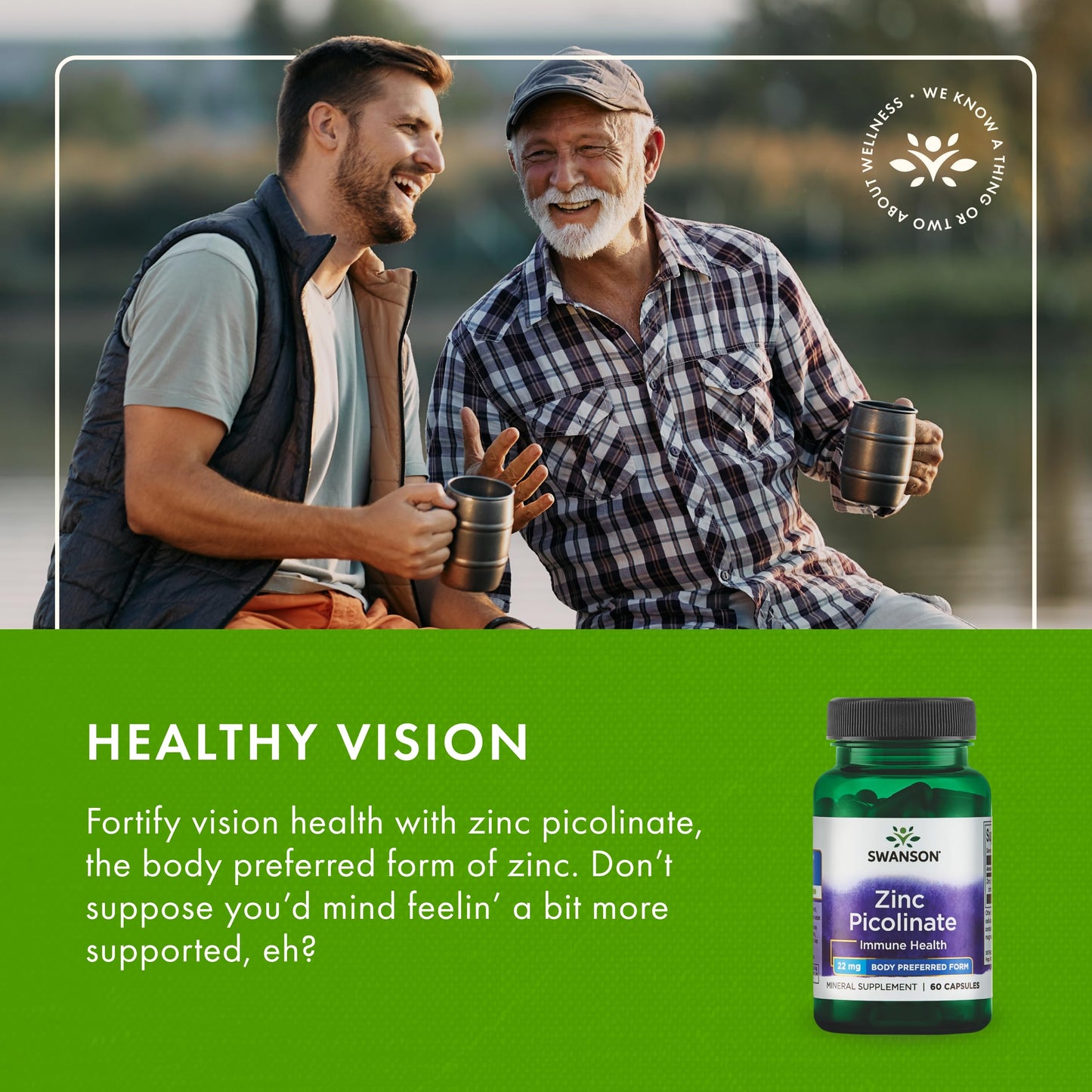 Swanson Zinc Picolinate Chelated Mineral Supplement Capsules 180
