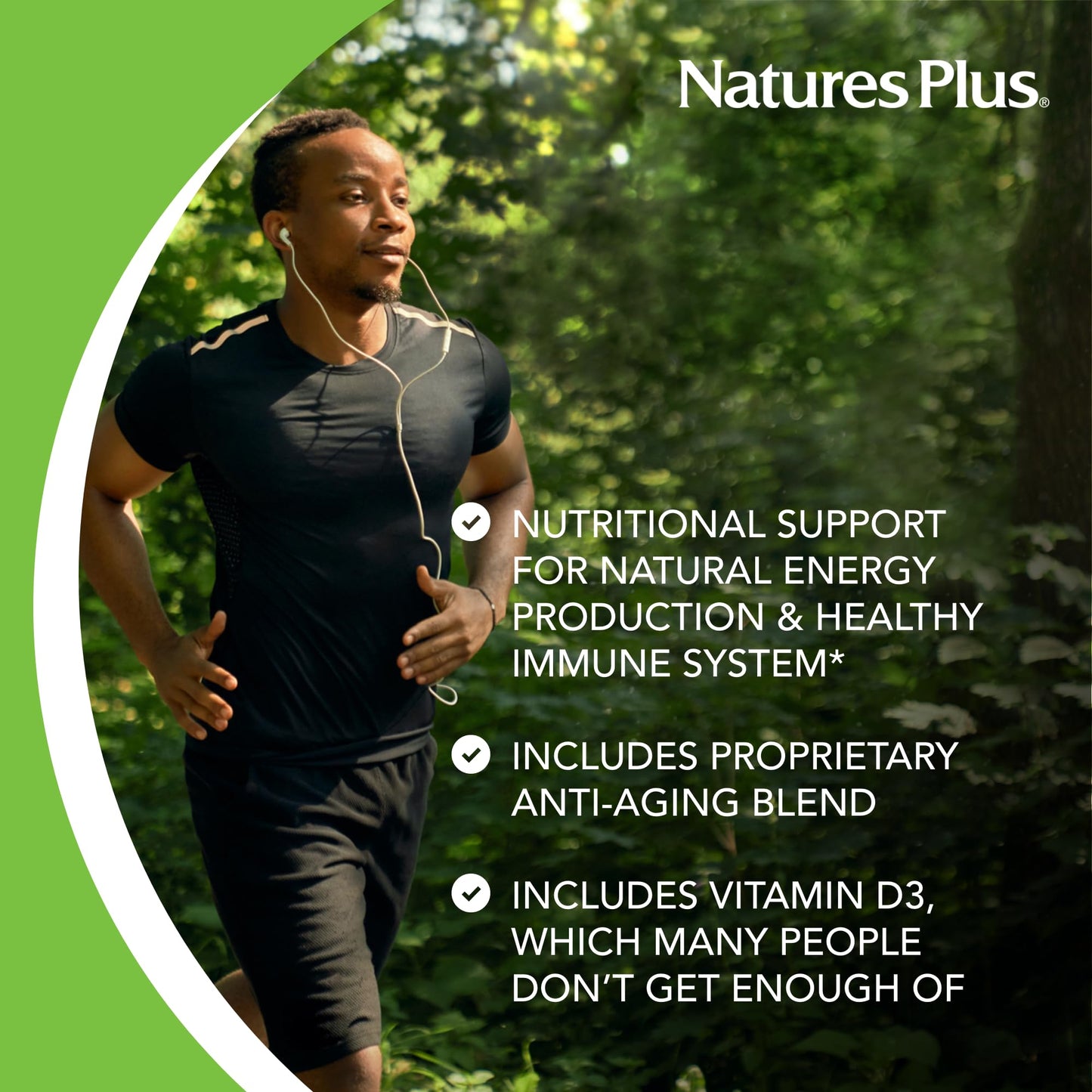 NaturesPlus Source of Life Green & Red Multivitamin Tablet 90 Tablets