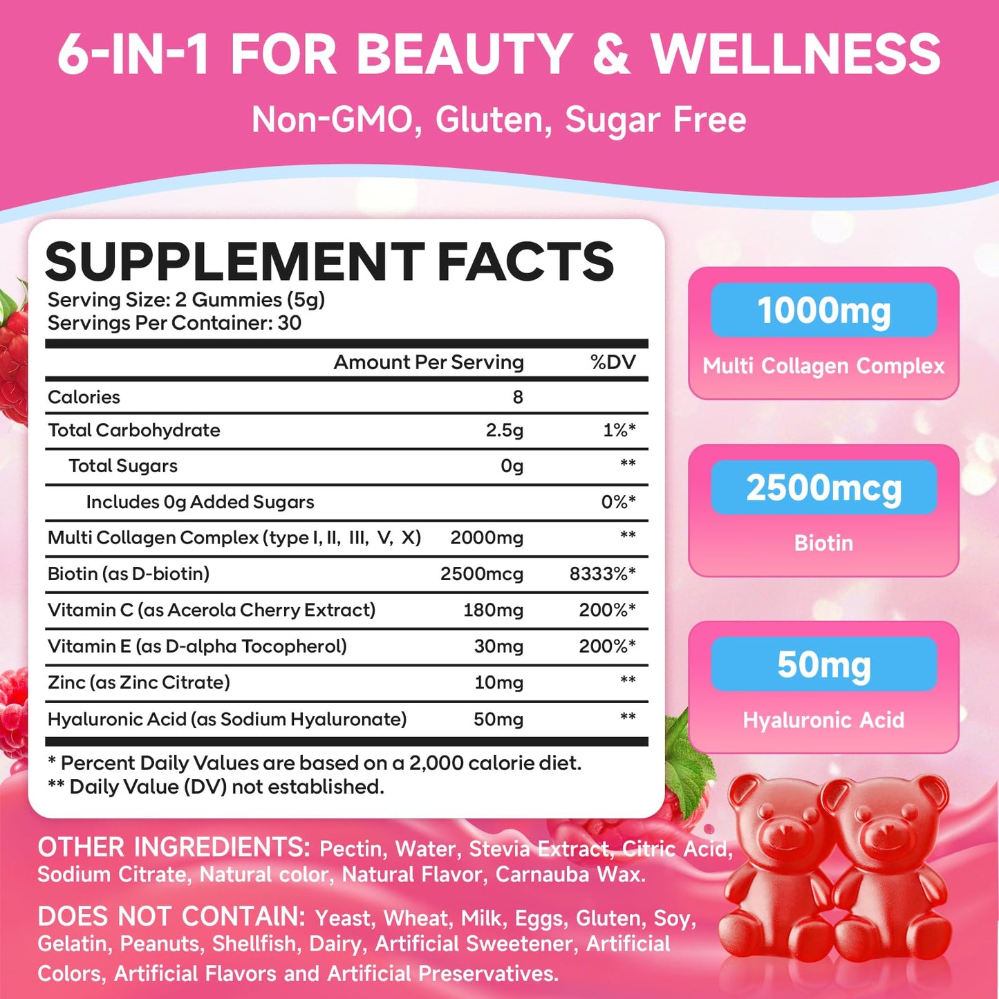 GGMMUU Collagen Peptide Gummies 120 Count