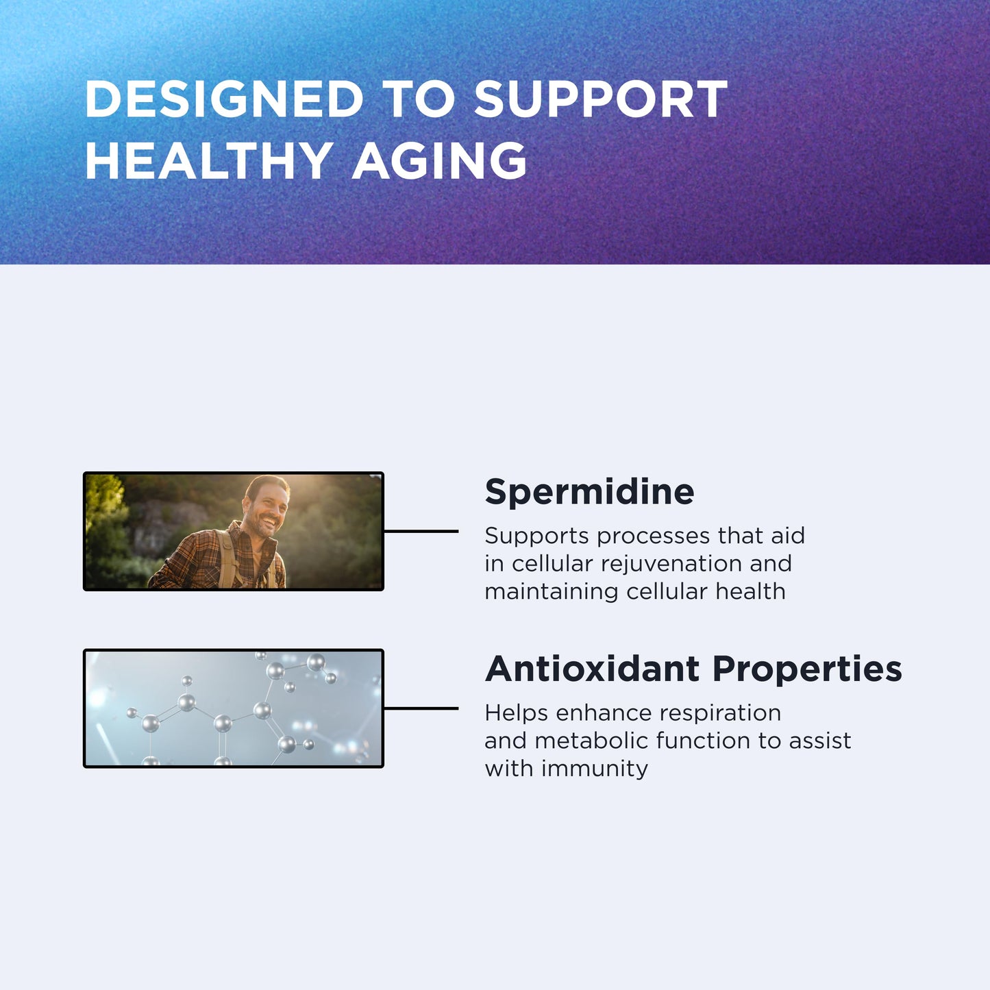 Dr. Emil Nutrition Aging & Longevity, Pure Spermidine 5mg, Thiamin 20mg, 60 Capsules