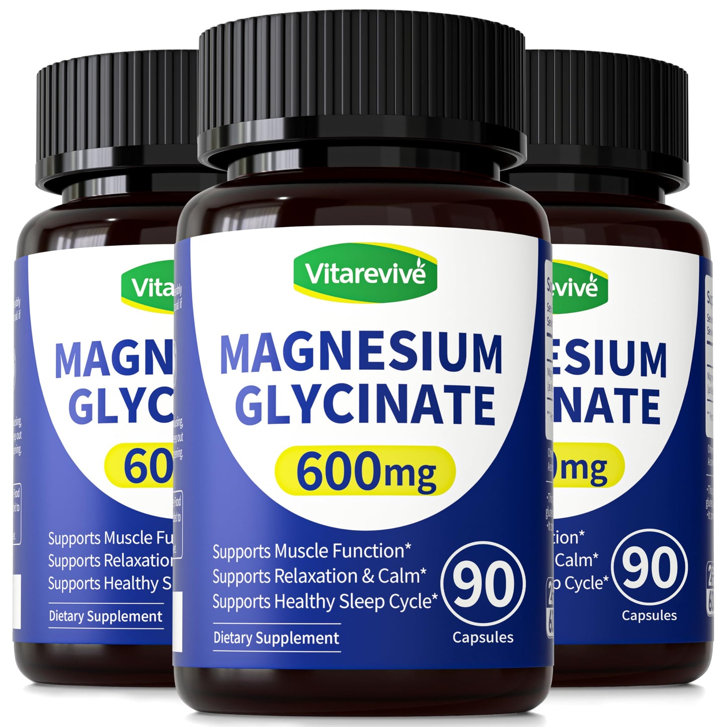 Vitarevive Magnesium Glycinate 600mg Tablets, 270 Count