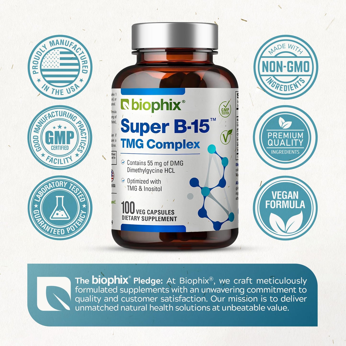 Biophix Super B-15 Capsule, 100 Count