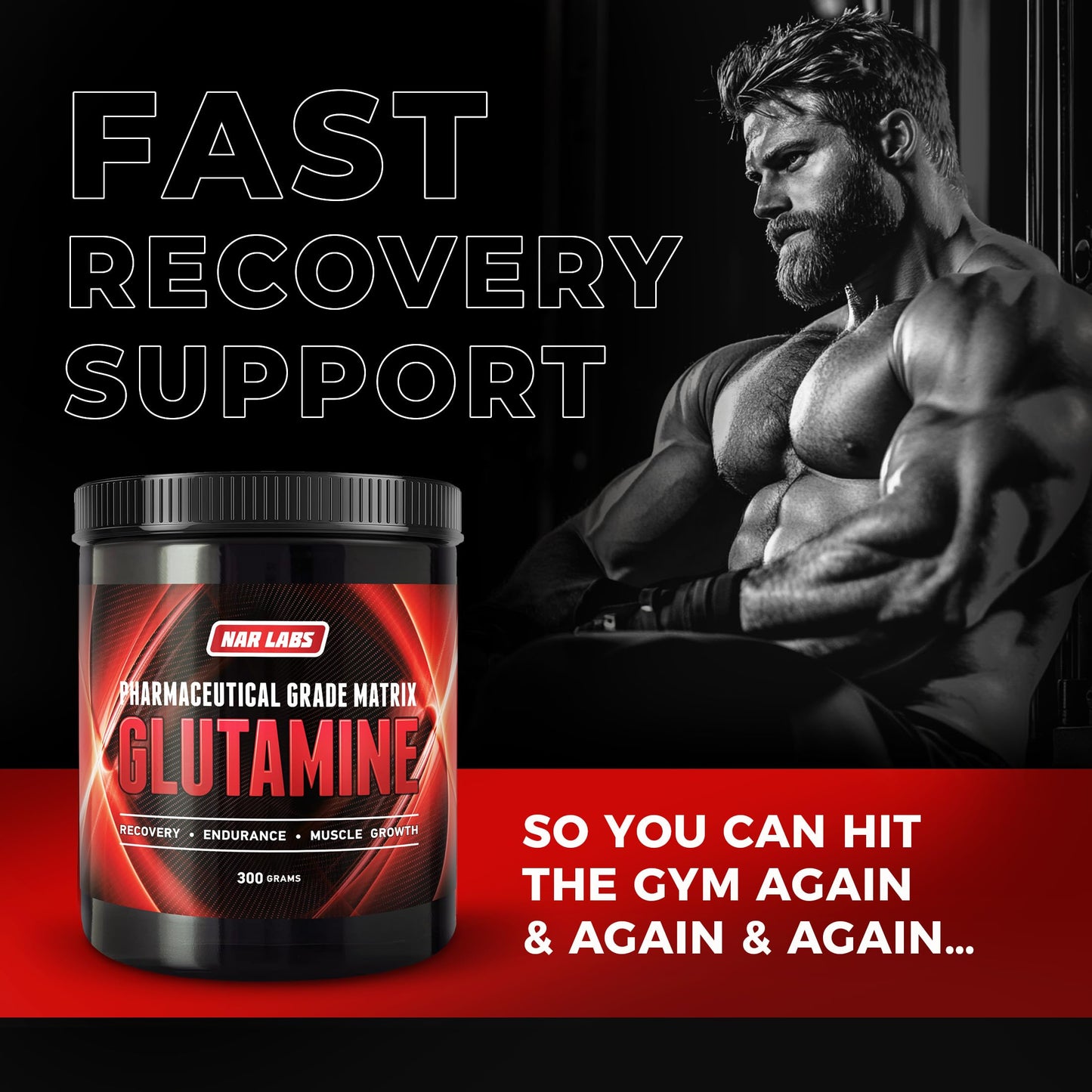 NAR LABS Glutamine Matrix Powder 10.58 oz