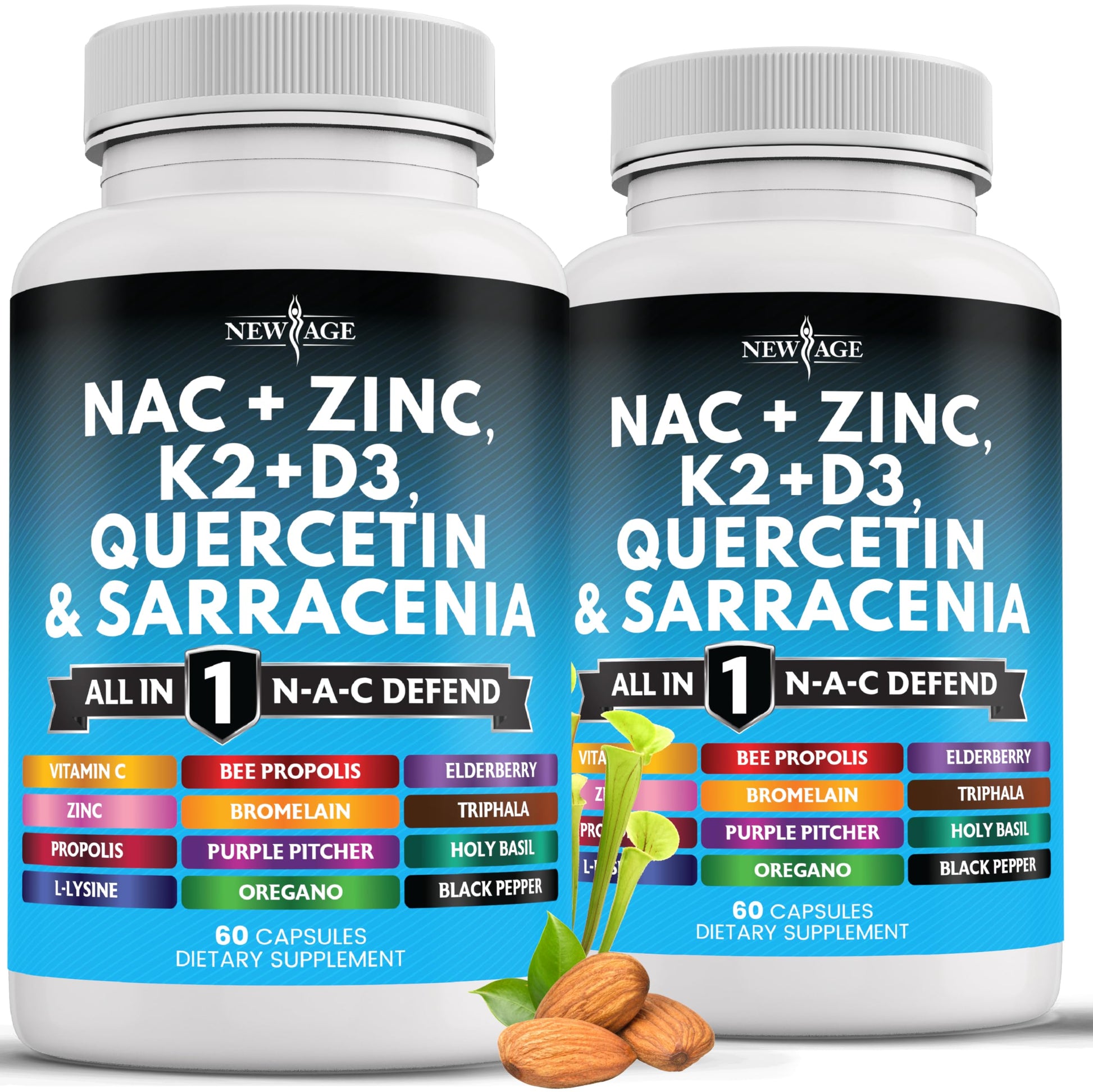 NEW AGE NAC N-Acetyl Cysteine Capsule 120 Capsules