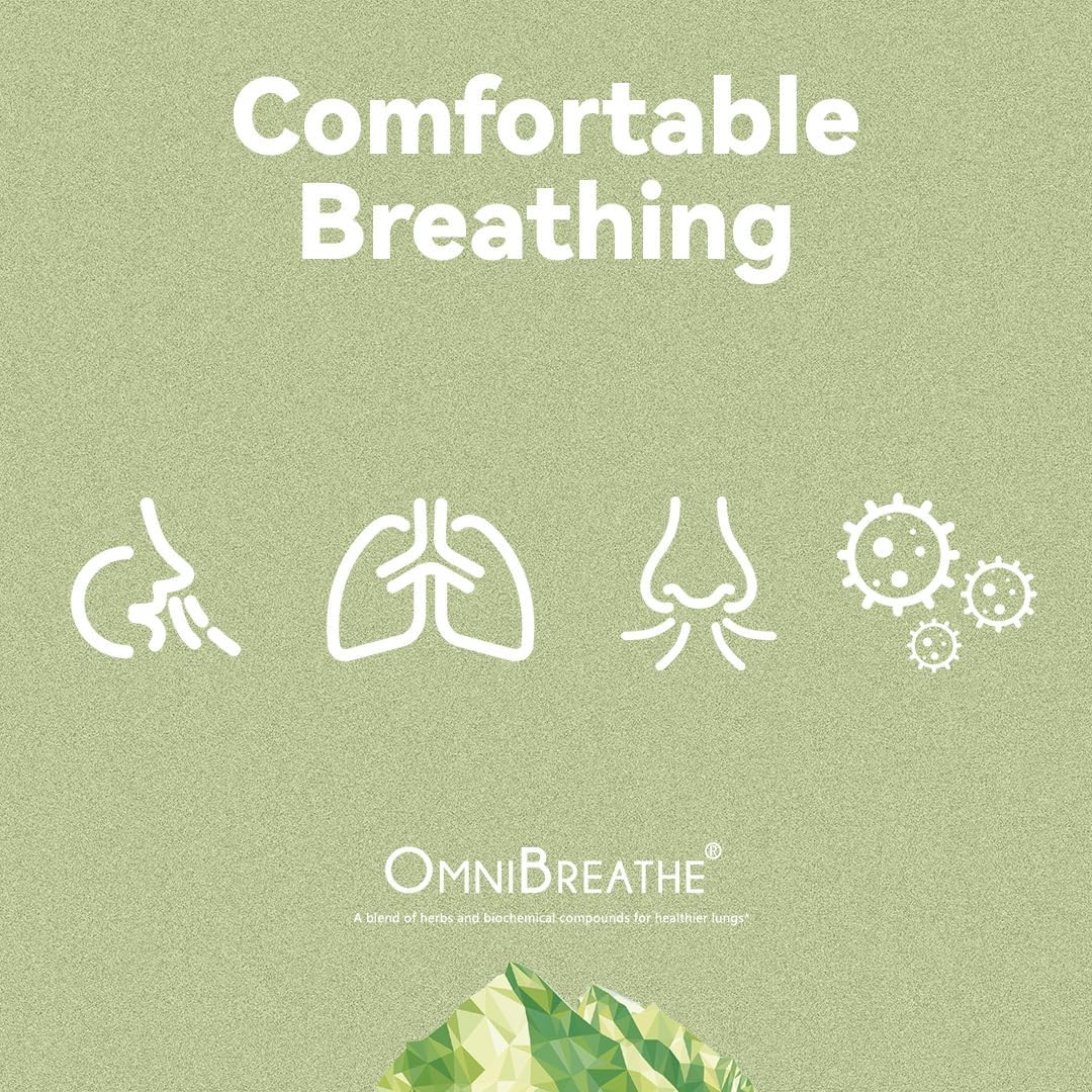 Omnite Omnibreathe Respiratory Wellness Lung Supplement Softgels 60