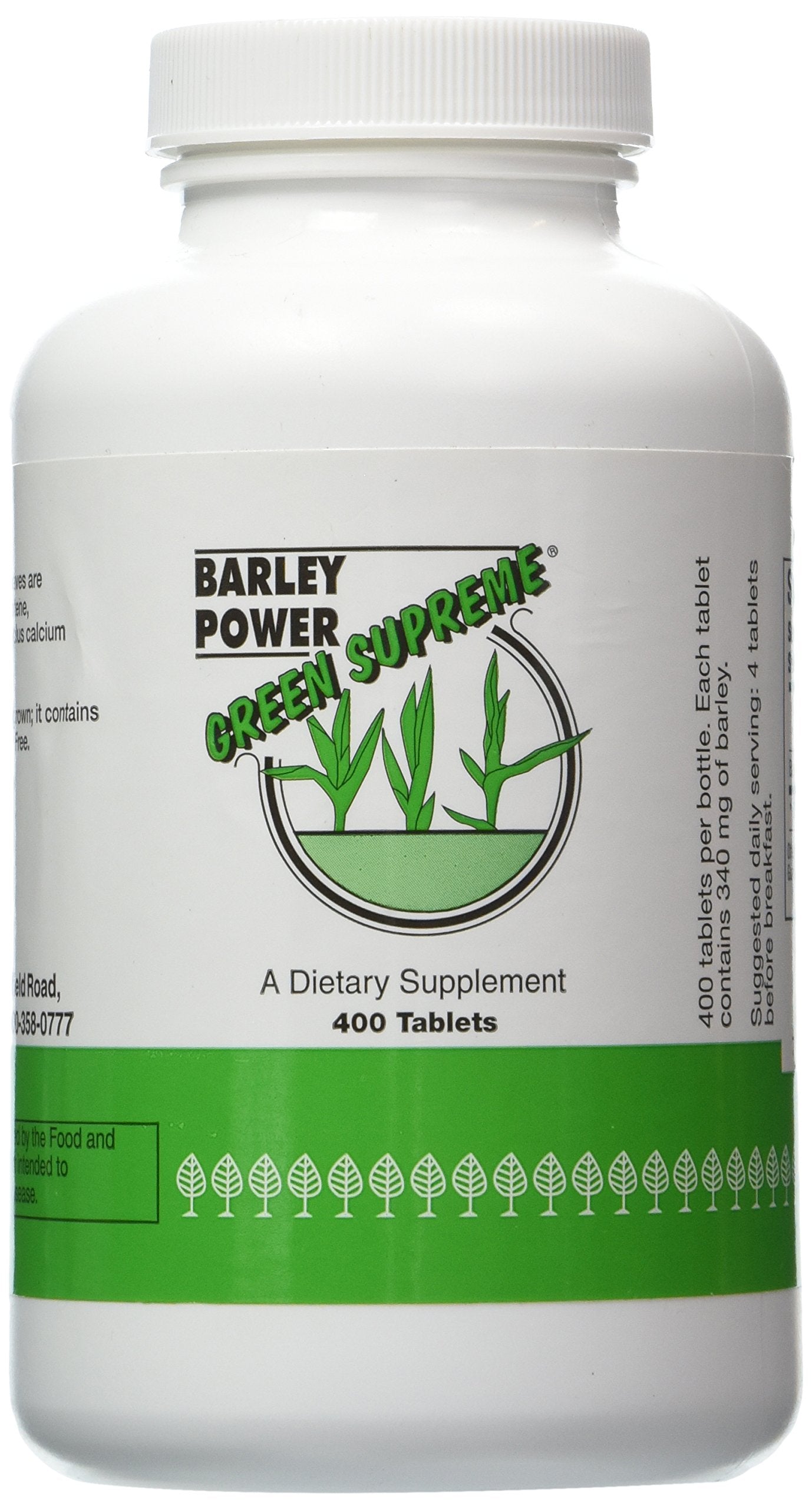 Green Supreme Barley Power Tablets 400
