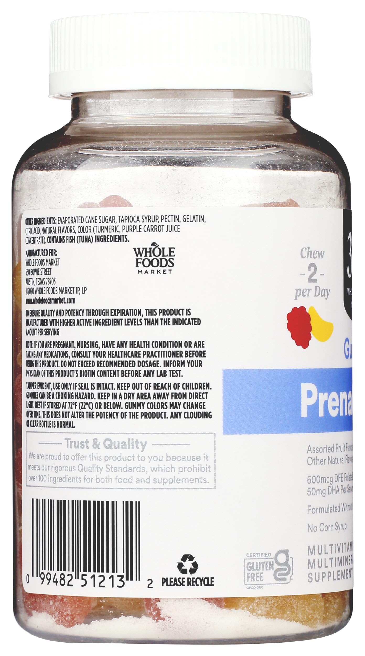 365 by Whole Foods Market Prenatal Gummy 90 Count