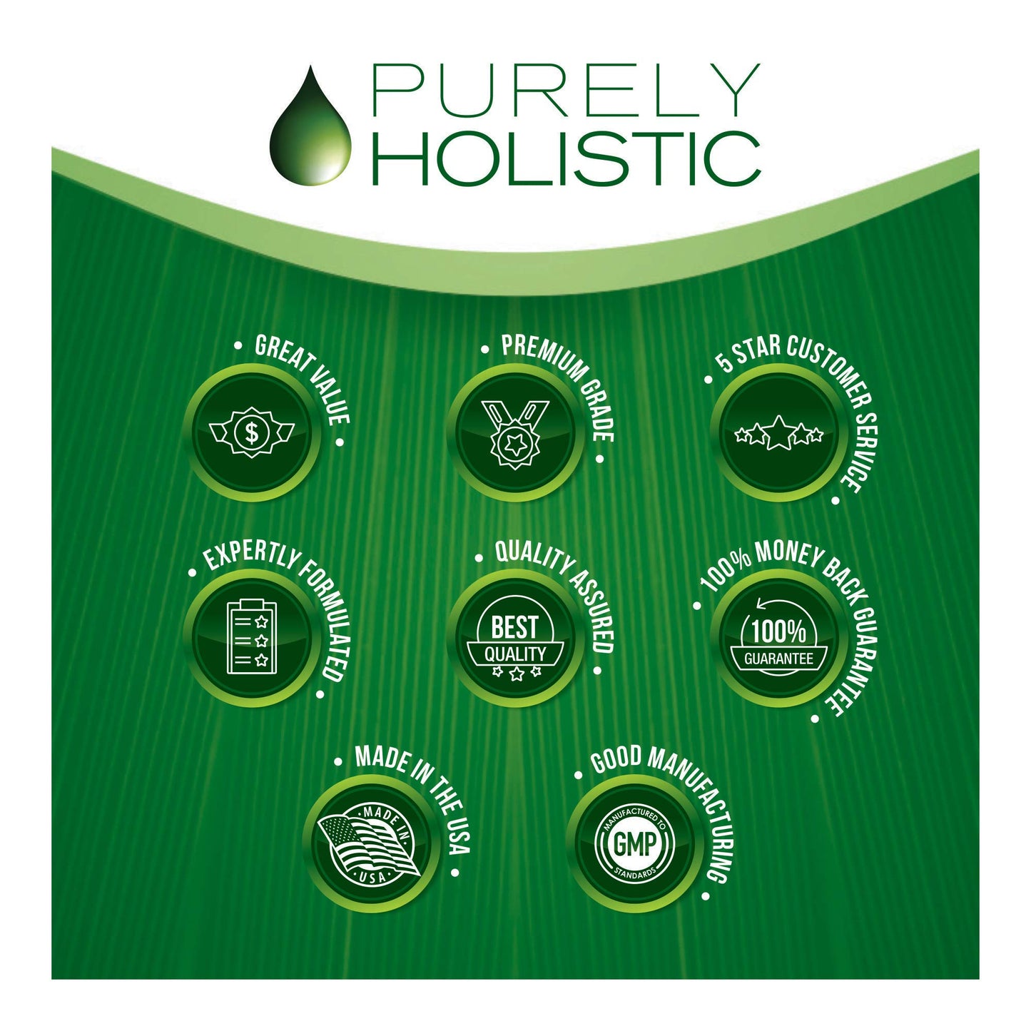 Purely Holistic Magnesium Malate 400mg Elemental Magnesium Per Serving, 270 Tablets