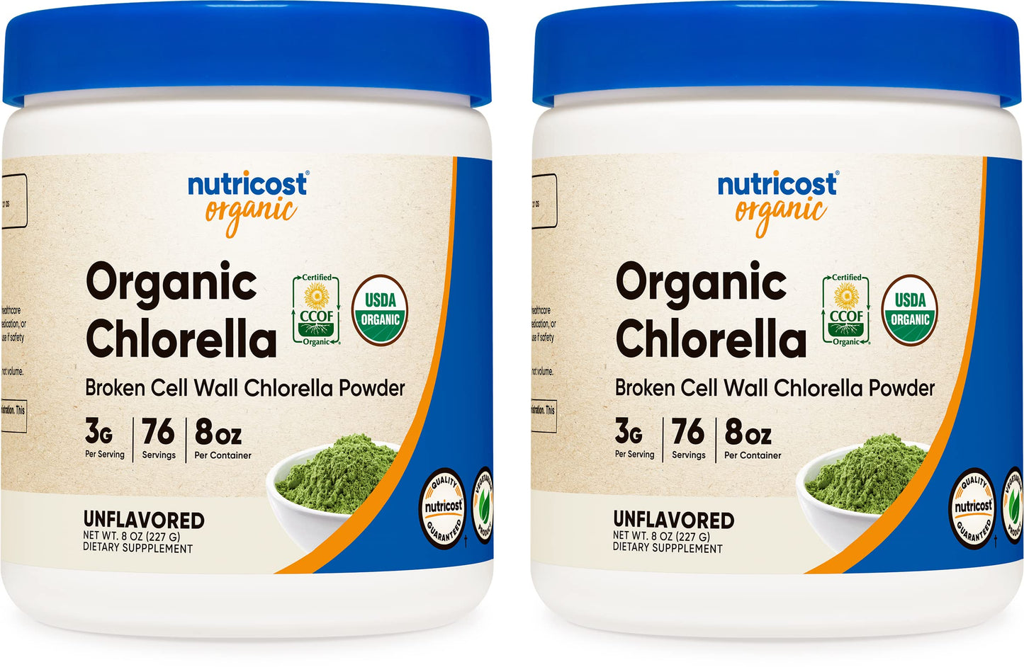 Nutricost Organic Chlorella Powder, 16 oz