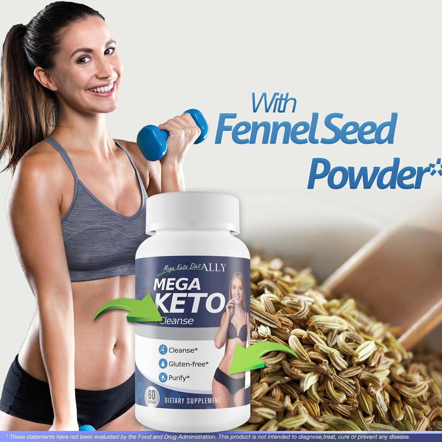 Unknown Mega Keto Diet + Cleanse Capsule, 1 Count