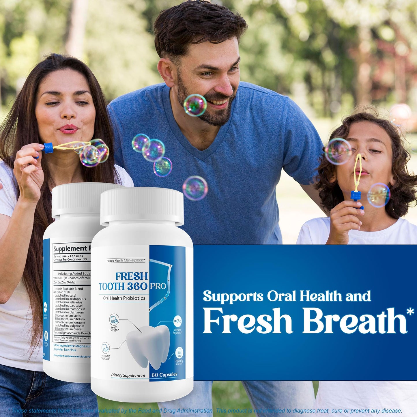 Happy Health Marketplace Fresh Tooth 360 Pro Capsule 60 Count