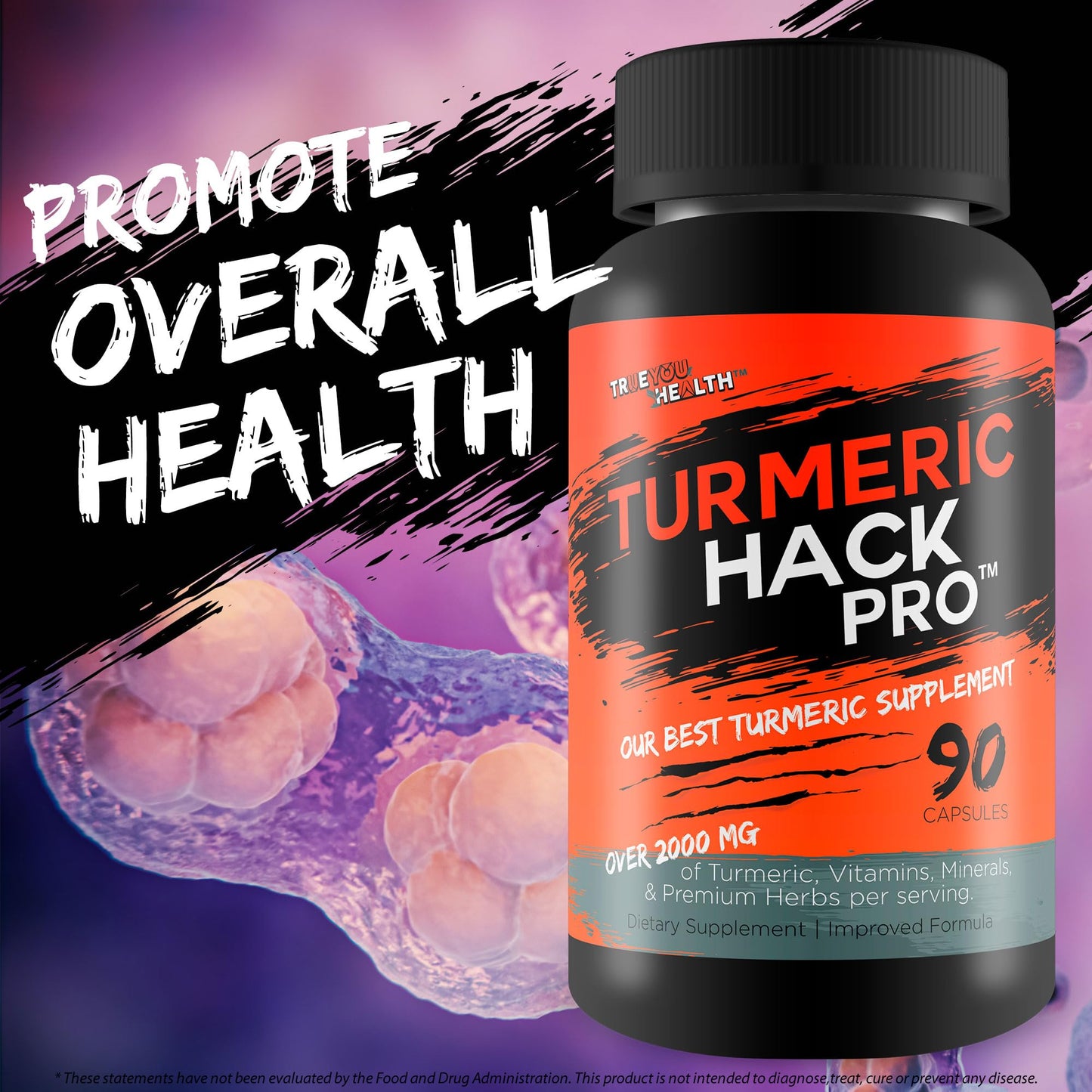 True You Health Turmeric Hack Pro Capsules 90 Count